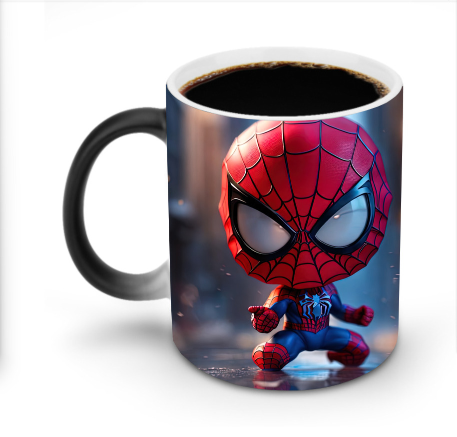 （画像用） Spider Man スパイダーマン 温度変色マグカップ