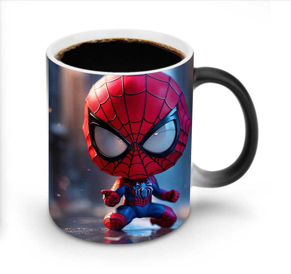 （画像用） Spider Man スパイダーマン 温度変色マグカップ