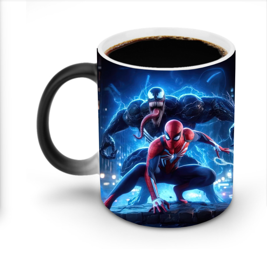 （画像用） Spider Man スパイダーマン 温度変色マグカップ