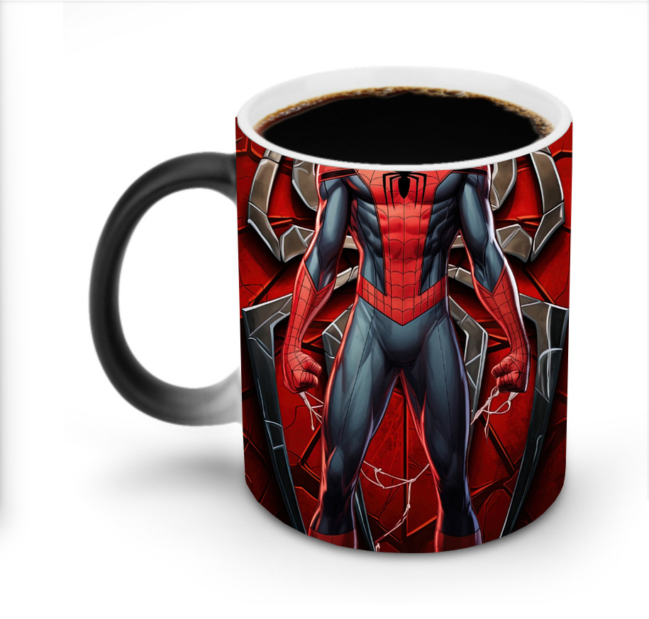 （画像用） Spider Man スパイダーマン 温度変色マグカップ