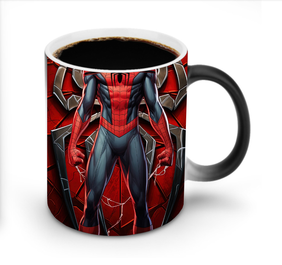 （画像用） Spider Man スパイダーマン 温度変色マグカップ