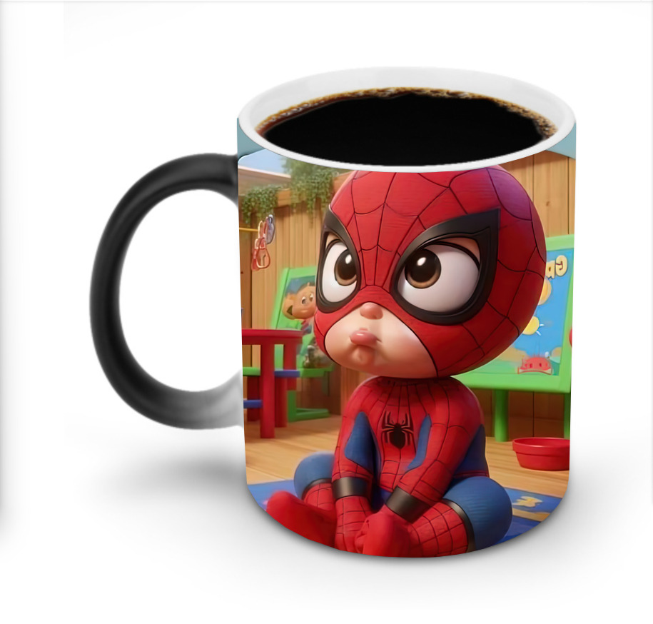 （画像用） Spider Man スパイダーマン 温度変色マグカップ