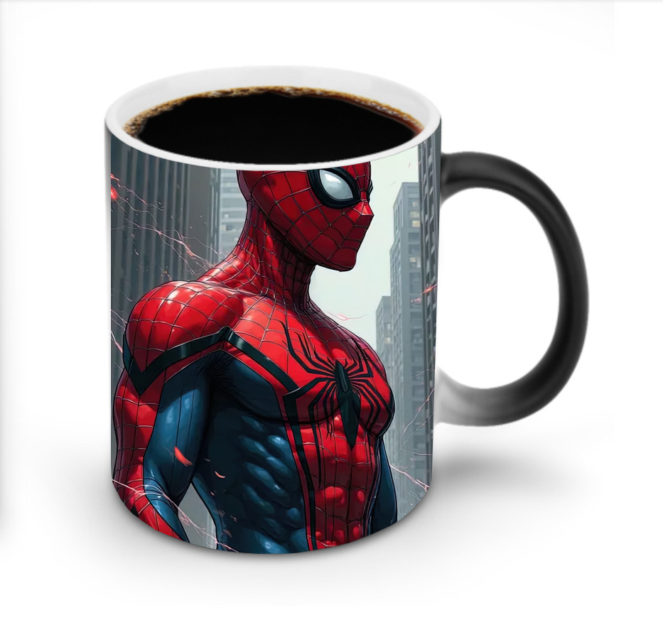 （画像用） Spider Man スパイダーマン 温度変色マグカップ