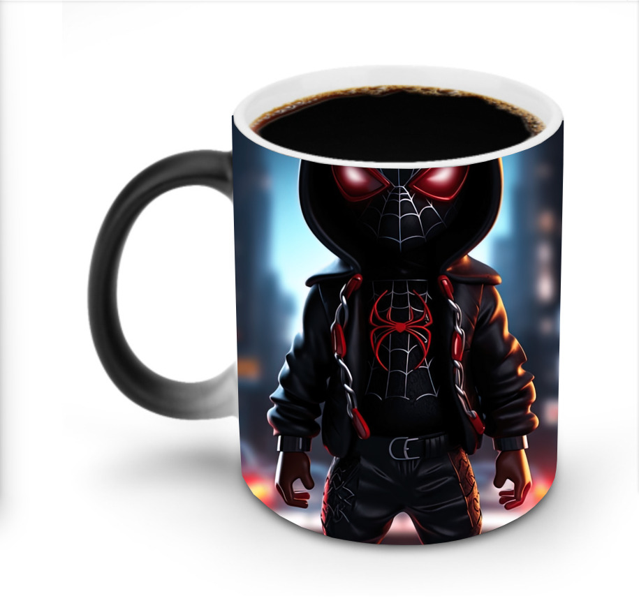 （画像用） Spider Man スパイダーマン 温度変色マグカップ