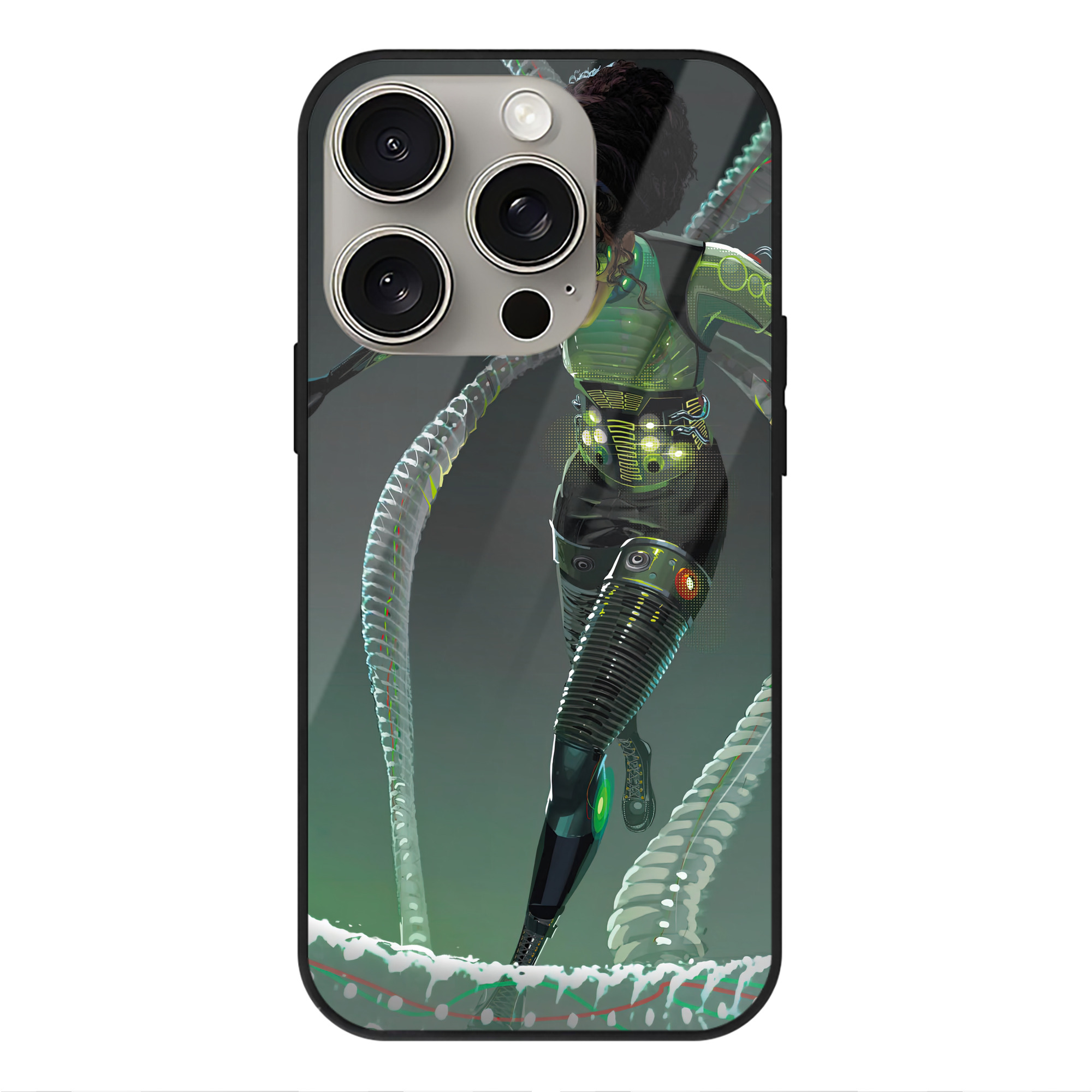 （画像用） Spider Man スパイダーマン 【iPhone15Pro対応】スマホケース 耐衝撃＆黄変防止 背面ガラス