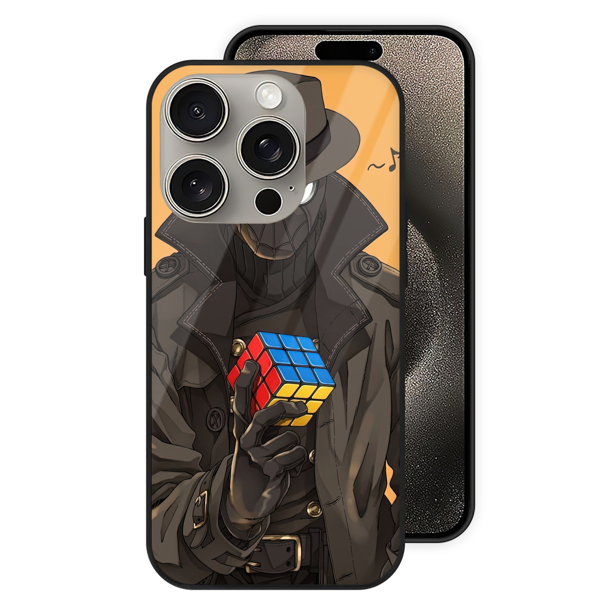 Spider Man スパイダーマン 【iPhone15Pro対応】スマホケース 耐衝撃＆黄変防止 背面ガラス