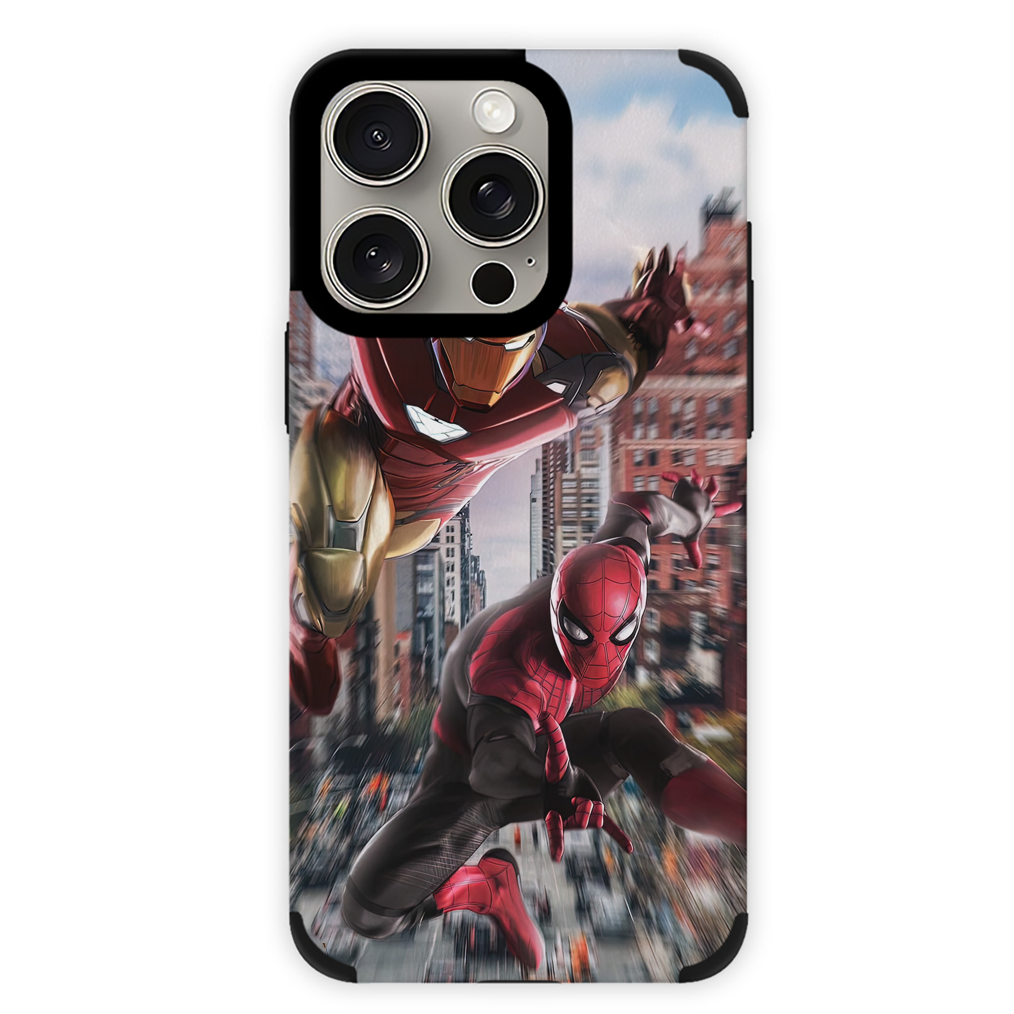 Spider Man スパイダーマン 【iPhone15ProMax対応】 PUレザー スマホケース 耐衝撃＆黄変防止