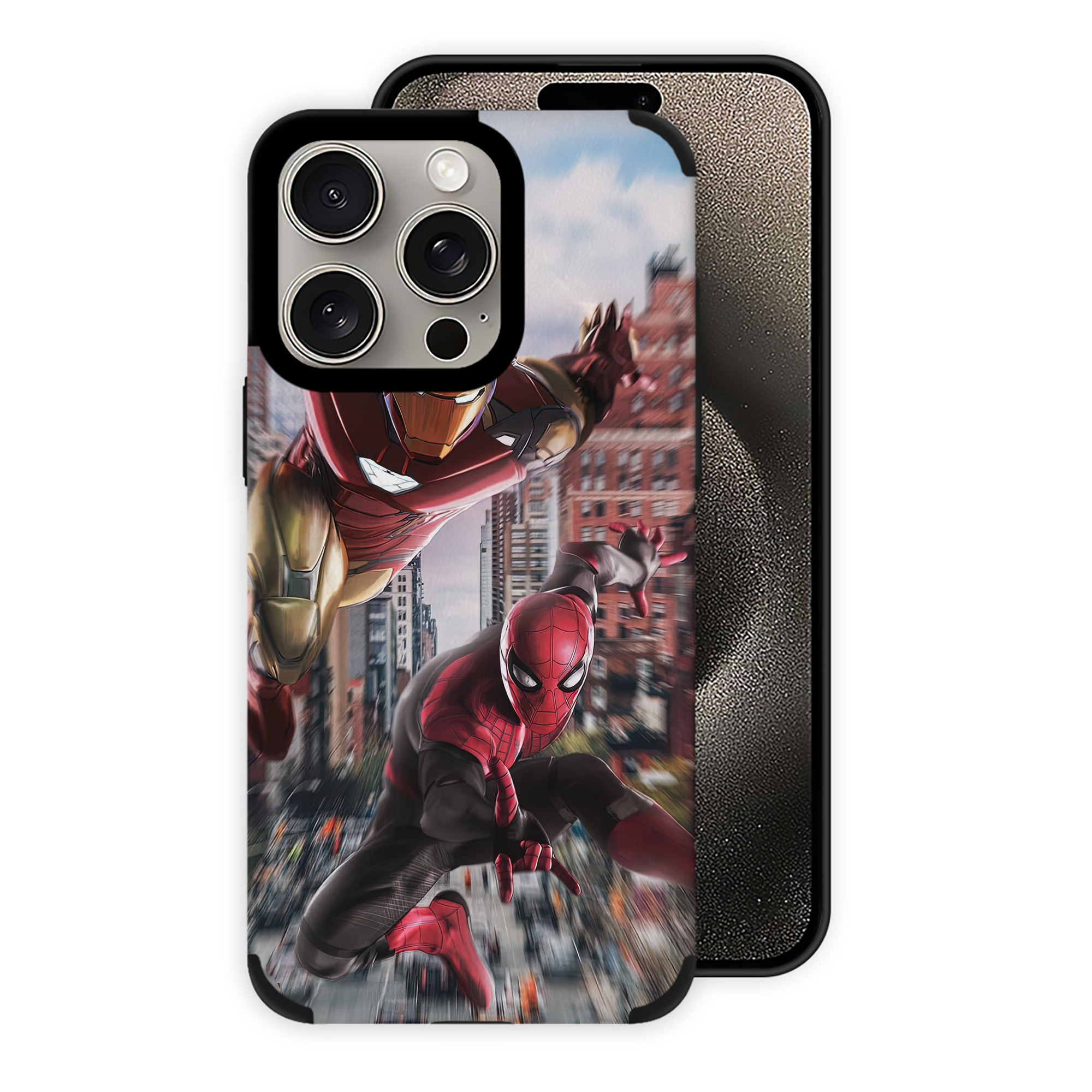 Spider Man スパイダーマン 【iPhone15ProMax対応】 PUレザー スマホケース 耐衝撃＆黄変防止