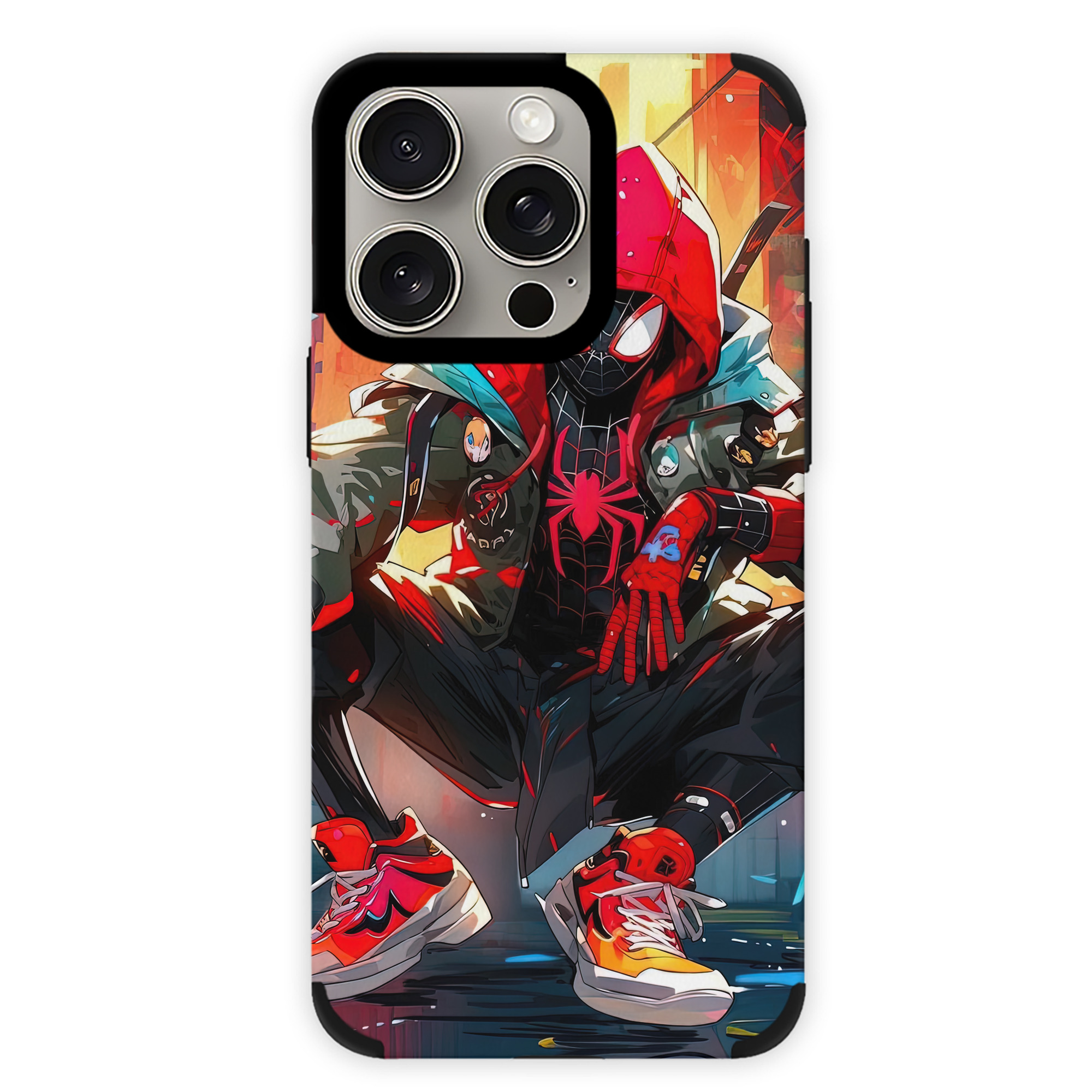 Spider Man スパイダーマン 【iPhone15ProMax対応】 PUレザー スマホケース 耐衝撃＆黄変防止