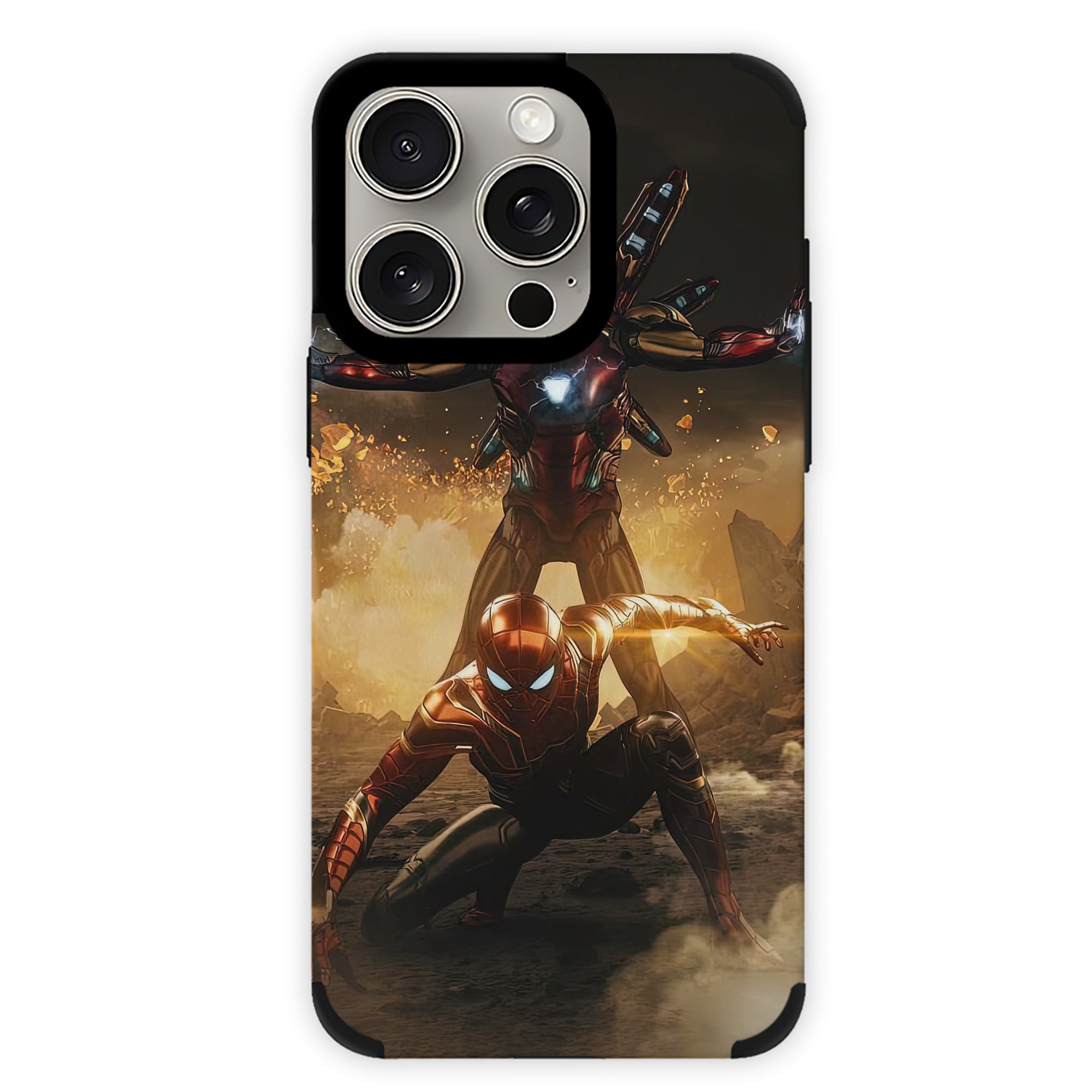 （画像用） Spider Man スパイダーマン 【iPhone15ProMax対応】 PUレザー スマホケース 耐衝撃＆黄変防止
