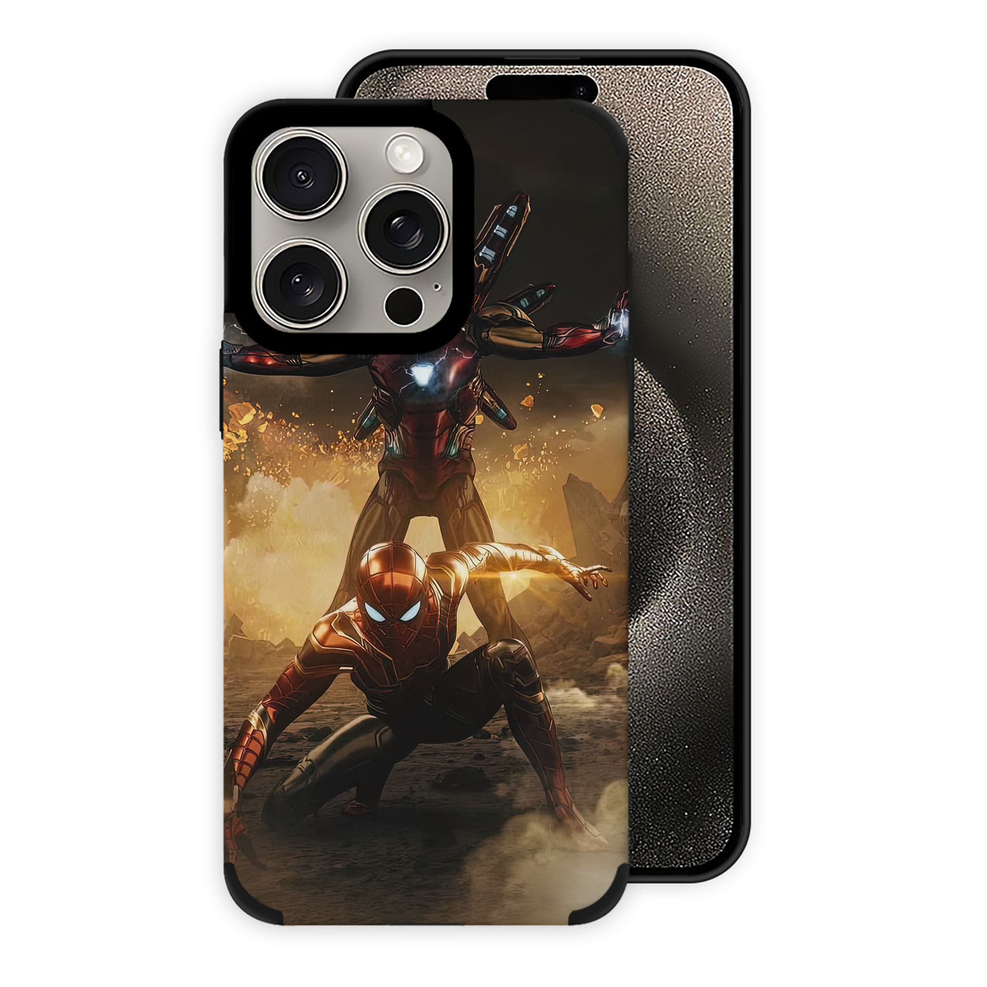 （画像用） Spider Man スパイダーマン 【iPhone15ProMax対応】 PUレザー スマホケース 耐衝撃＆黄変防止