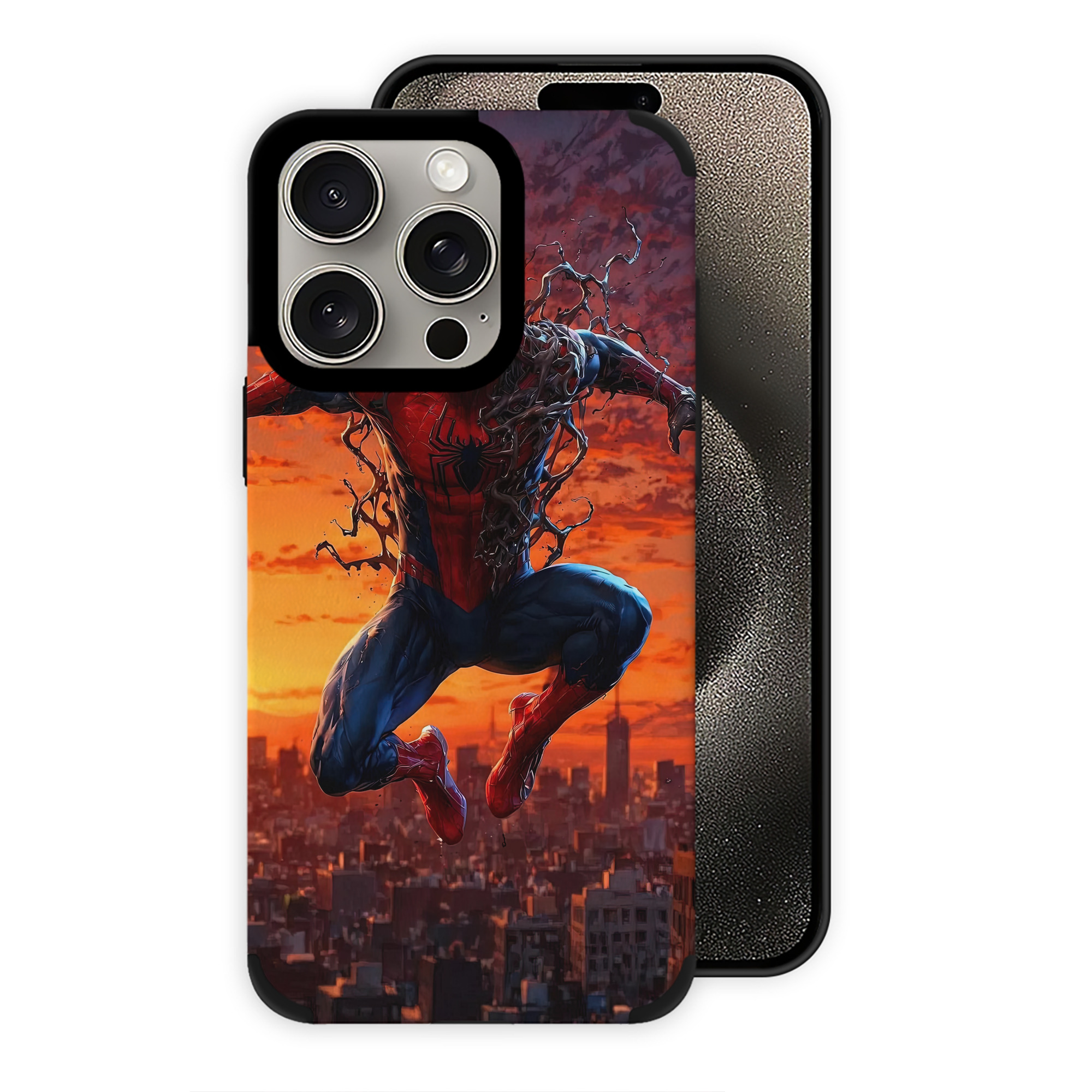 Spider Man スパイダーマン 【iPhone15ProMax対応】 PUレザー スマホケース 耐衝撃＆黄変防止