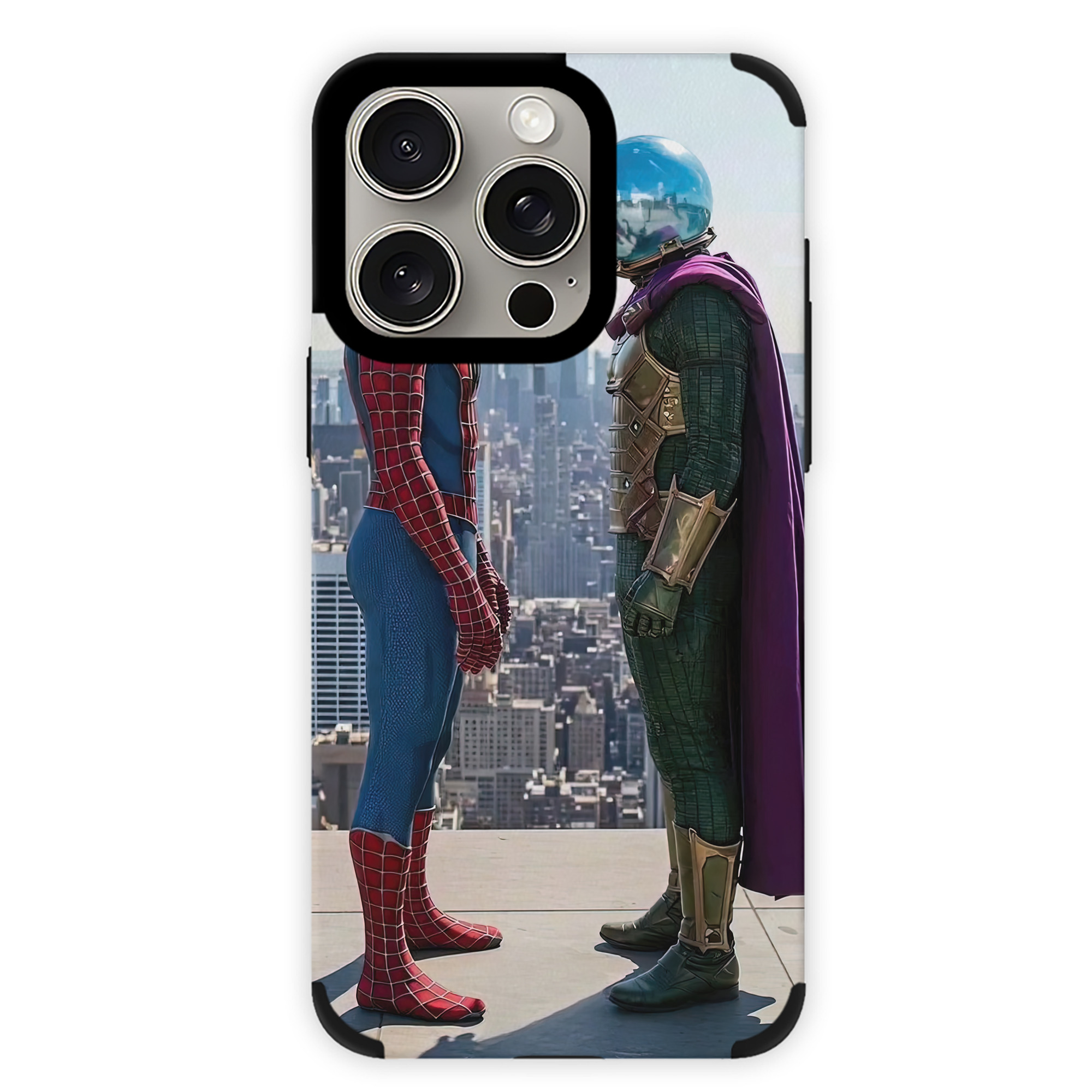 （画像用） Spider Man スパイダーマン 【iPhone15ProMax対応】 PUレザー スマホケース 耐衝撃＆黄変防止