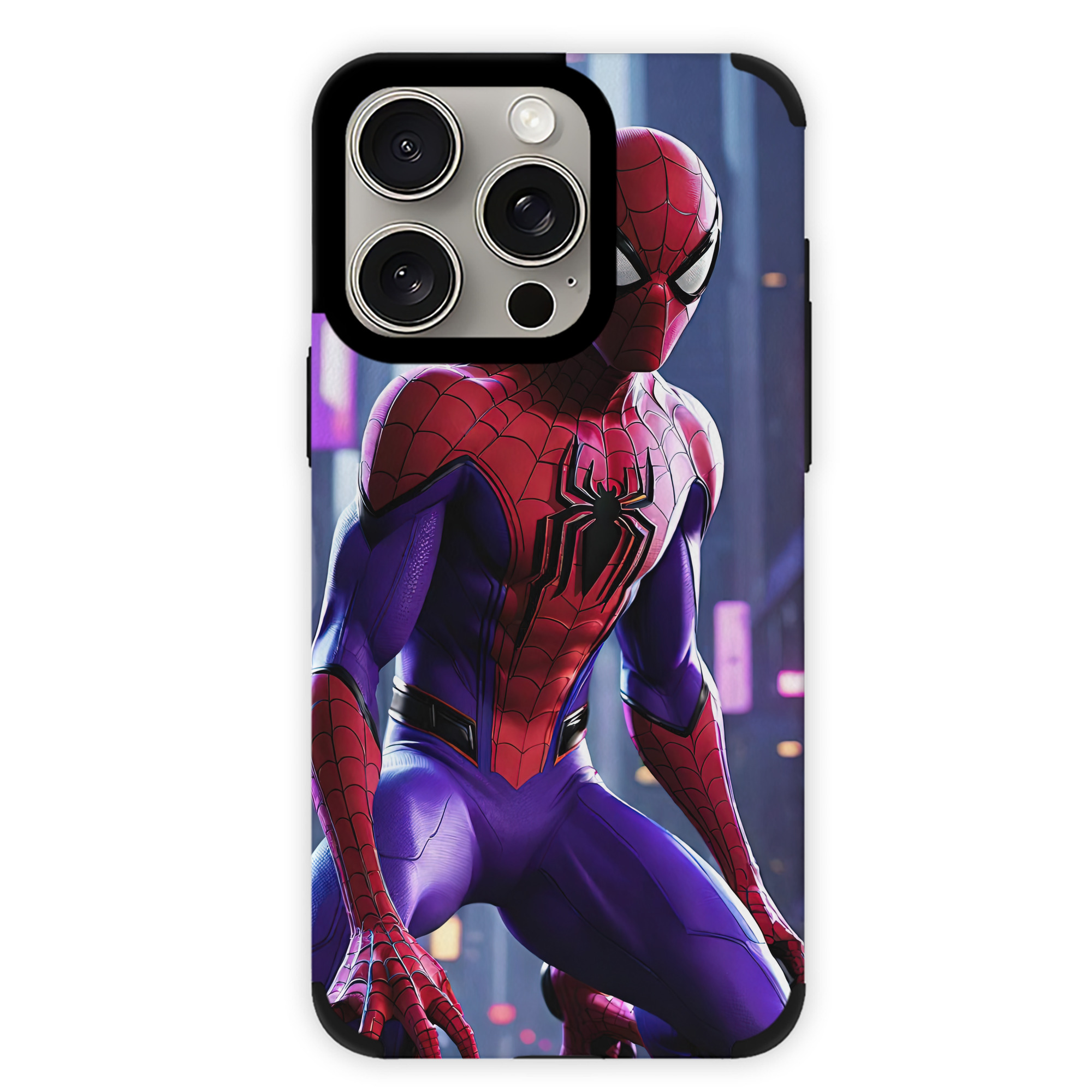 Spider Man スパイダーマン 【iPhone15ProMax対応】 PUレザー スマホケース 耐衝撃＆黄変防止