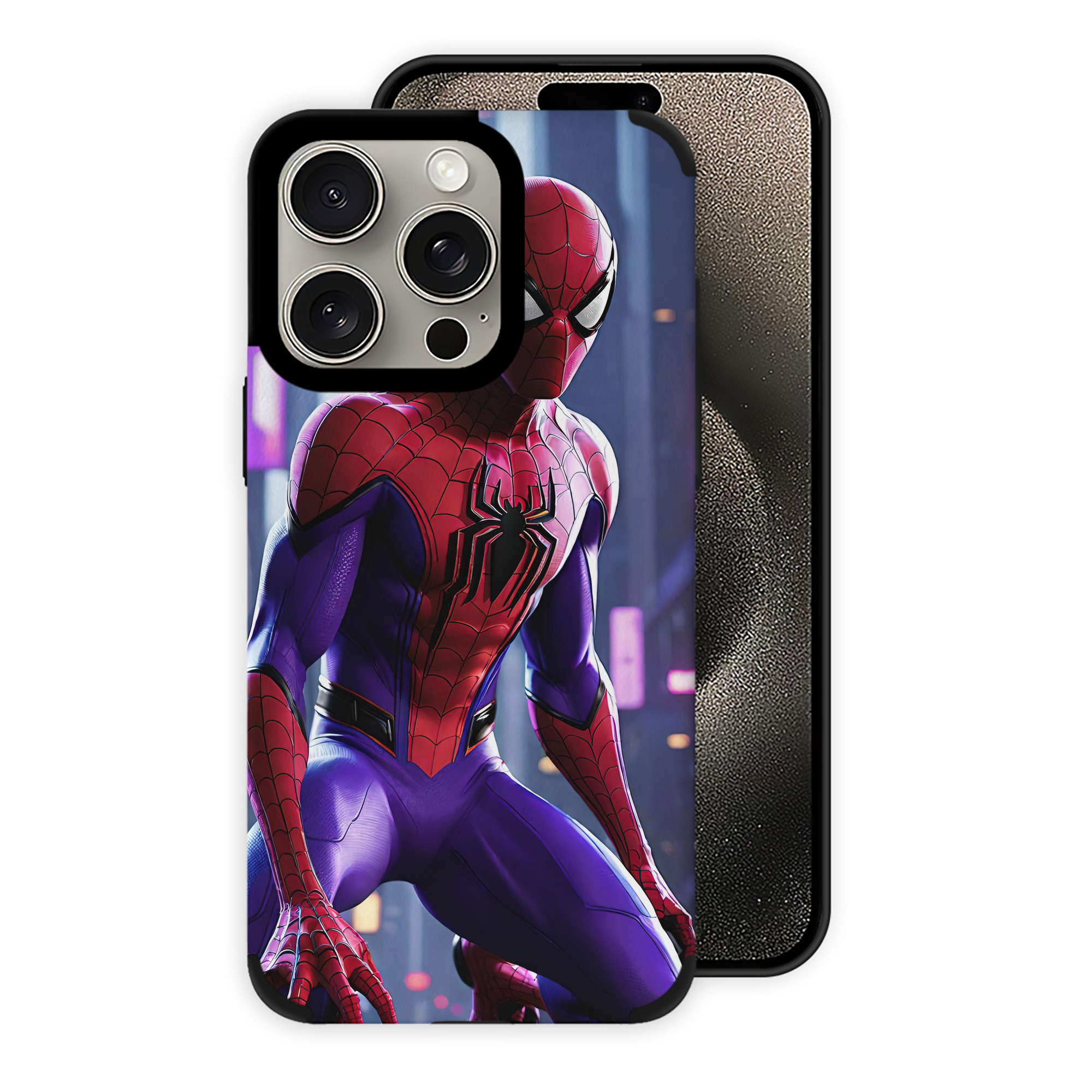 Spider Man スパイダーマン 【iPhone15ProMax対応】 PUレザー スマホケース 耐衝撃＆黄変防止