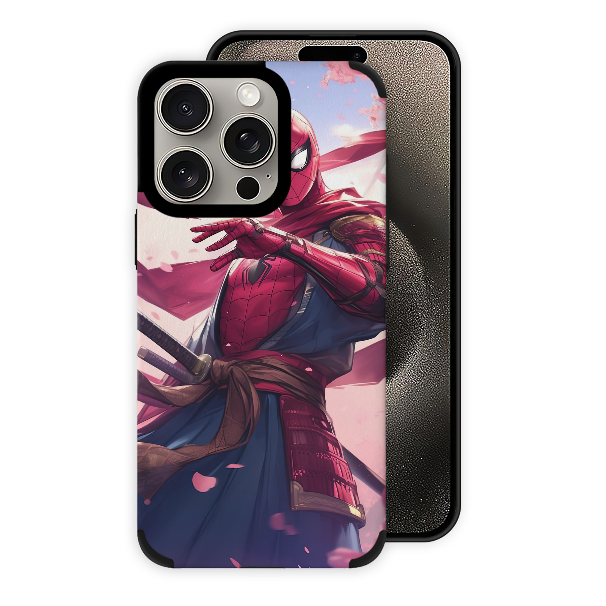 （画像用） Spider Man スパイダーマン 【iPhone15ProMax対応】 PUレザー スマホケース 耐衝撃＆黄変防止