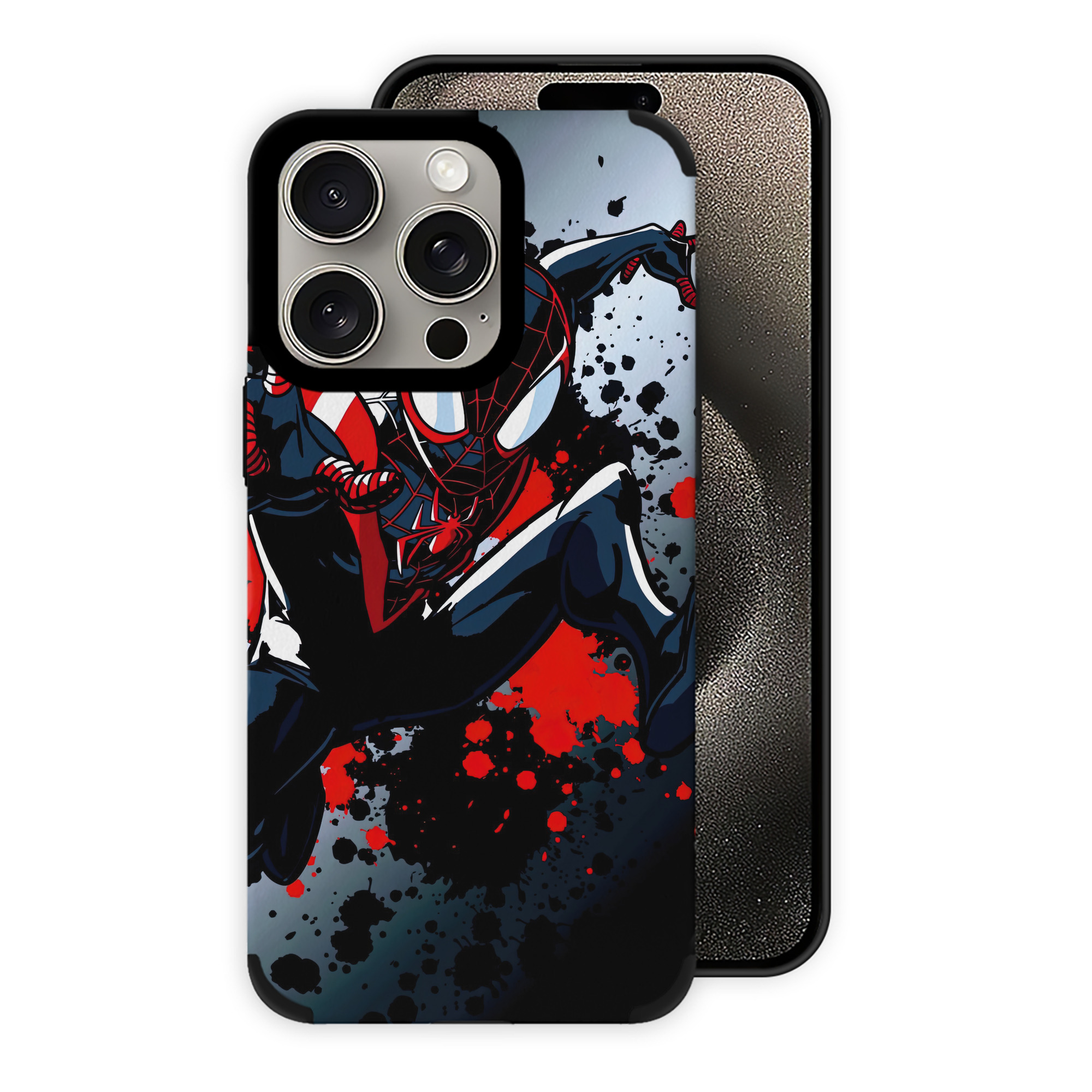 Spider Man スパイダーマン 【iPhone15ProMax対応】 PUレザー スマホケース 耐衝撃＆黄変防止