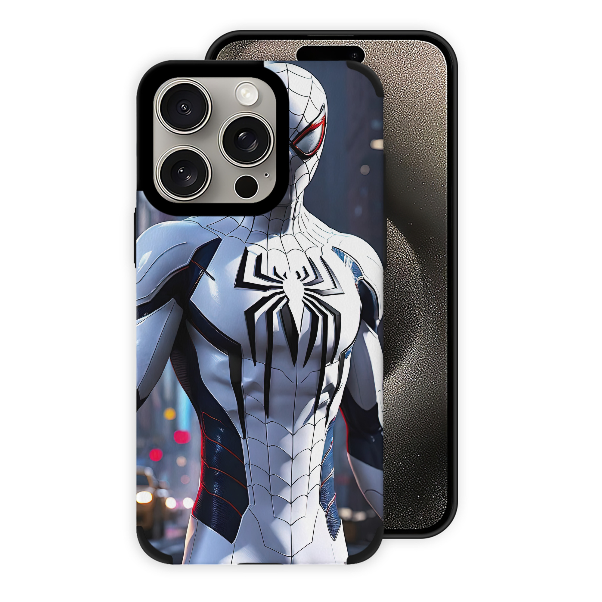 （画像用） Spider Man スパイダーマン 【iPhone15ProMax対応】 PUレザー スマホケース 耐衝撃＆黄変防止