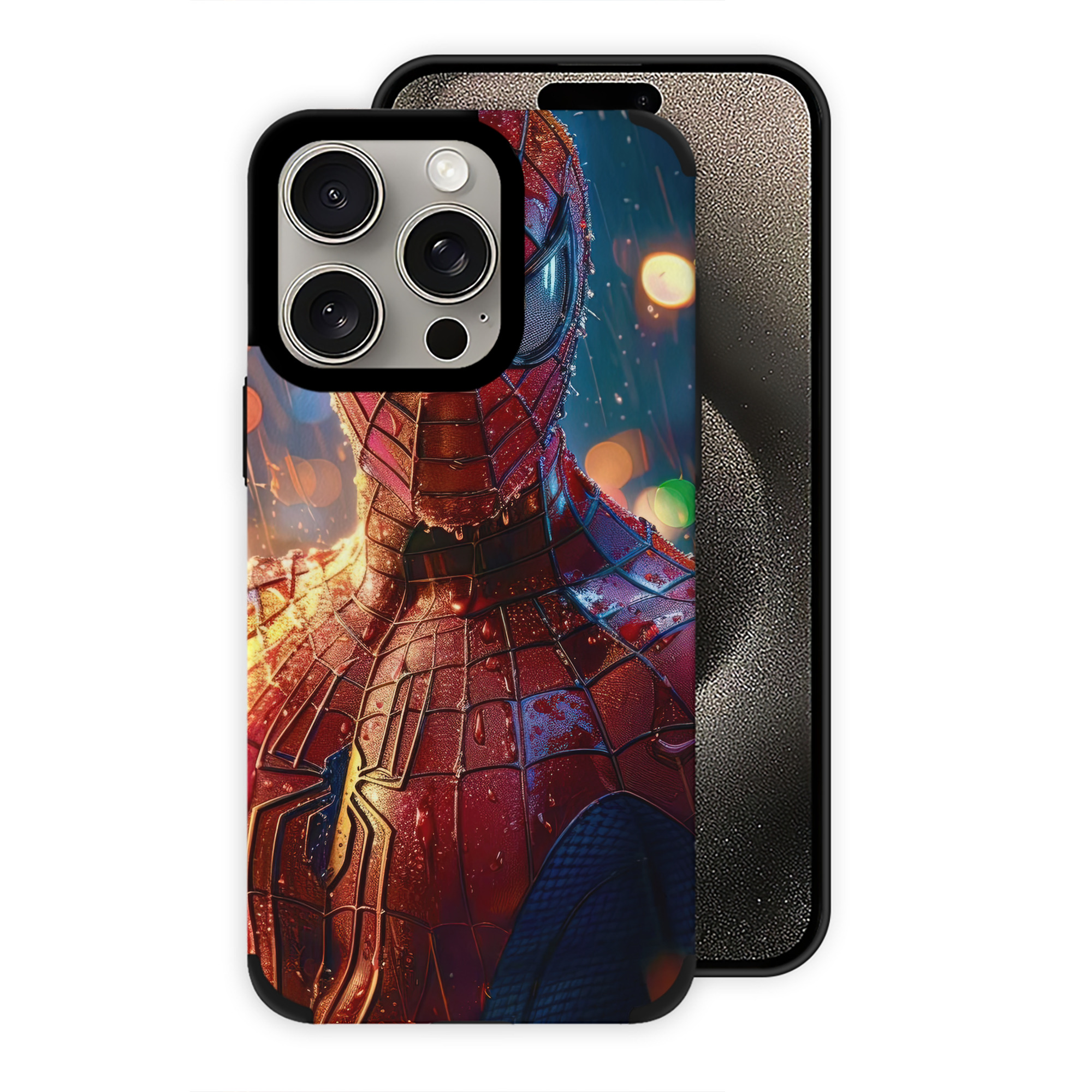 Spider Man スパイダーマン 【iPhone15ProMax対応】 PUレザー スマホケース 耐衝撃＆黄変防止