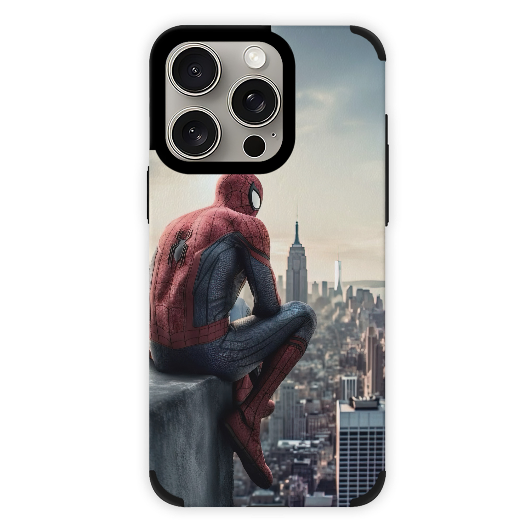 （画像用） Spider Man スパイダーマン 【iPhone15ProMax対応】 PUレザー スマホケース 耐衝撃＆黄変防止