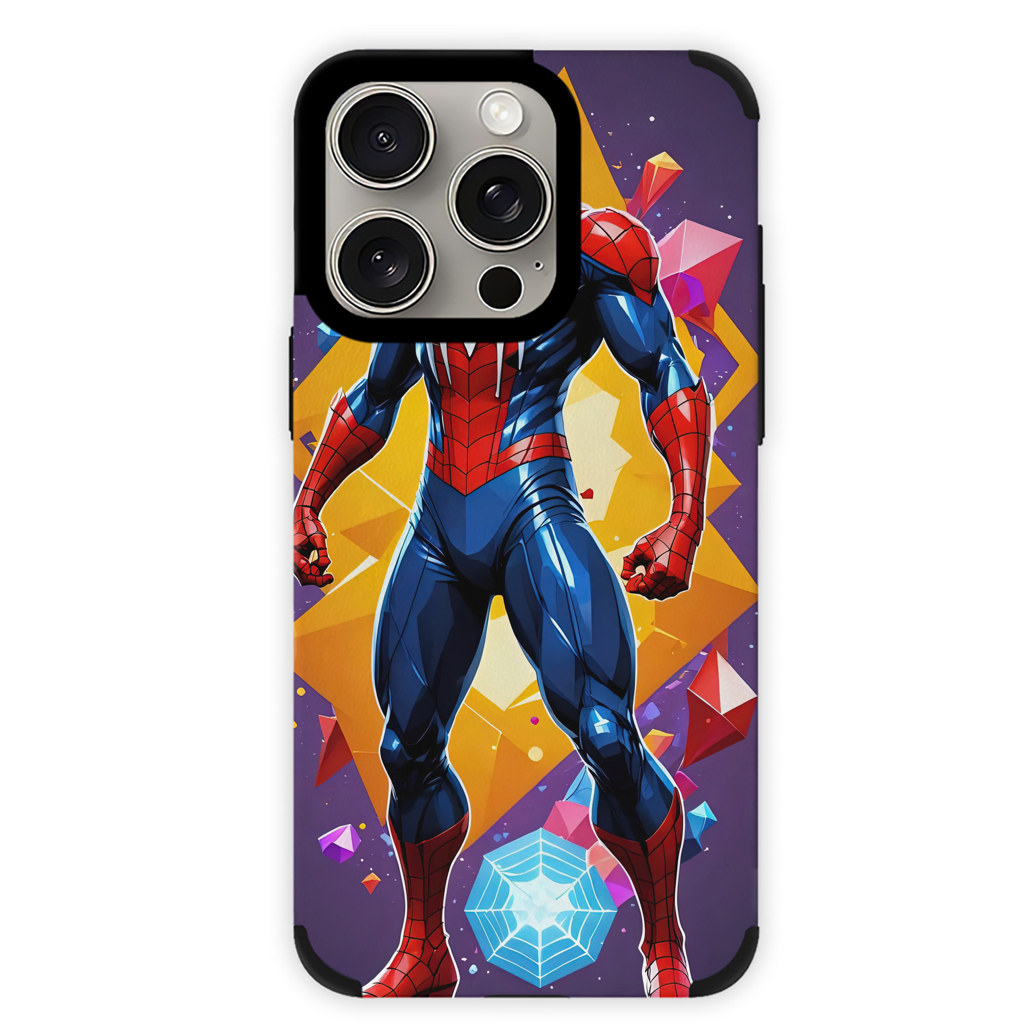Spider Man スパイダーマン 【iPhone15ProMax対応】 PUレザー スマホケース 耐衝撃＆黄変防止