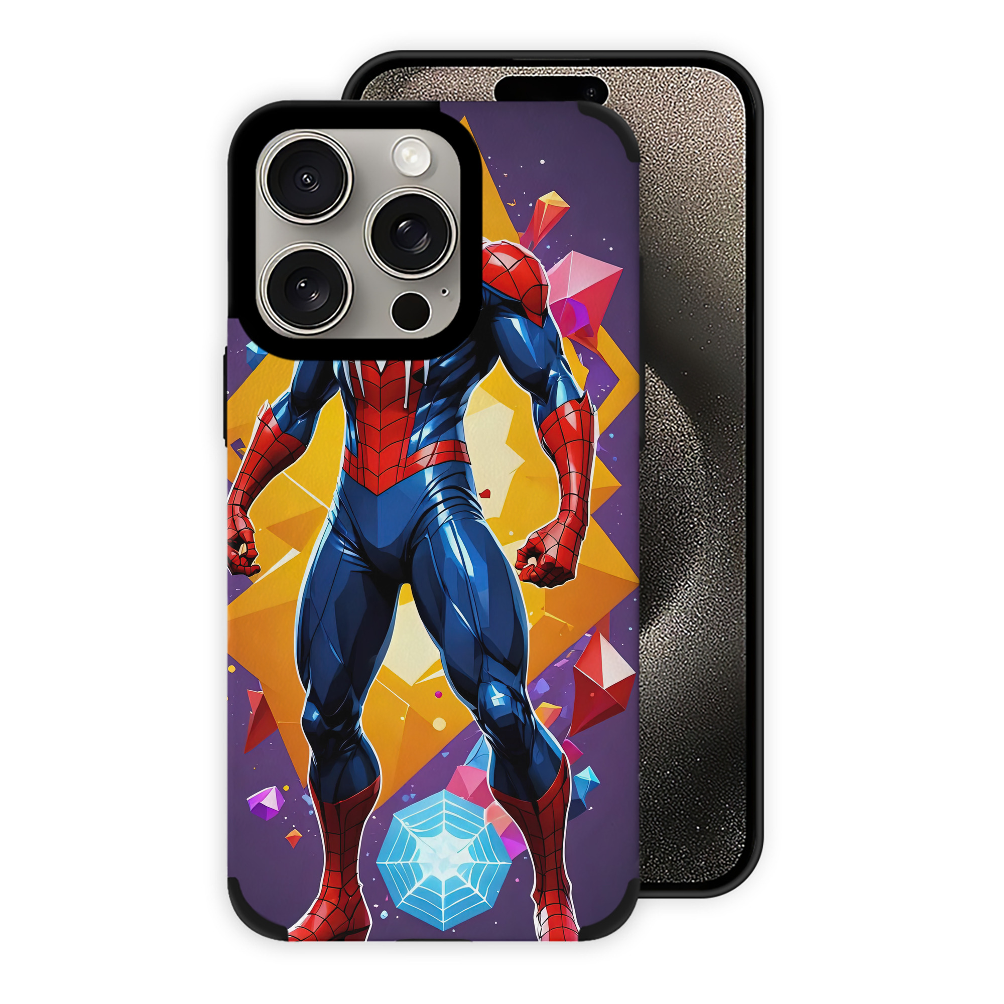 Spider Man スパイダーマン 【iPhone15ProMax対応】 PUレザー スマホケース 耐衝撃＆黄変防止