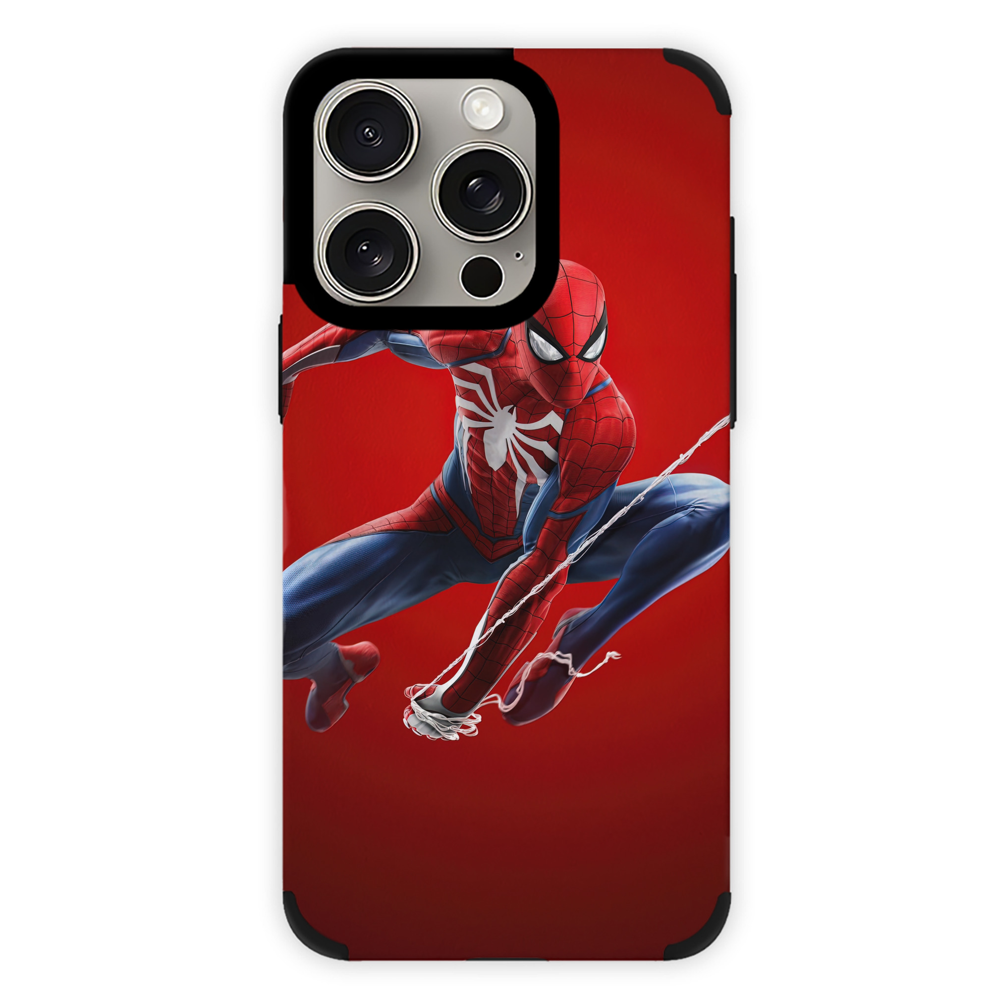 （画像用） Spider Man スパイダーマン 【iPhone15ProMax対応】 PUレザー スマホケース 耐衝撃＆黄変防止