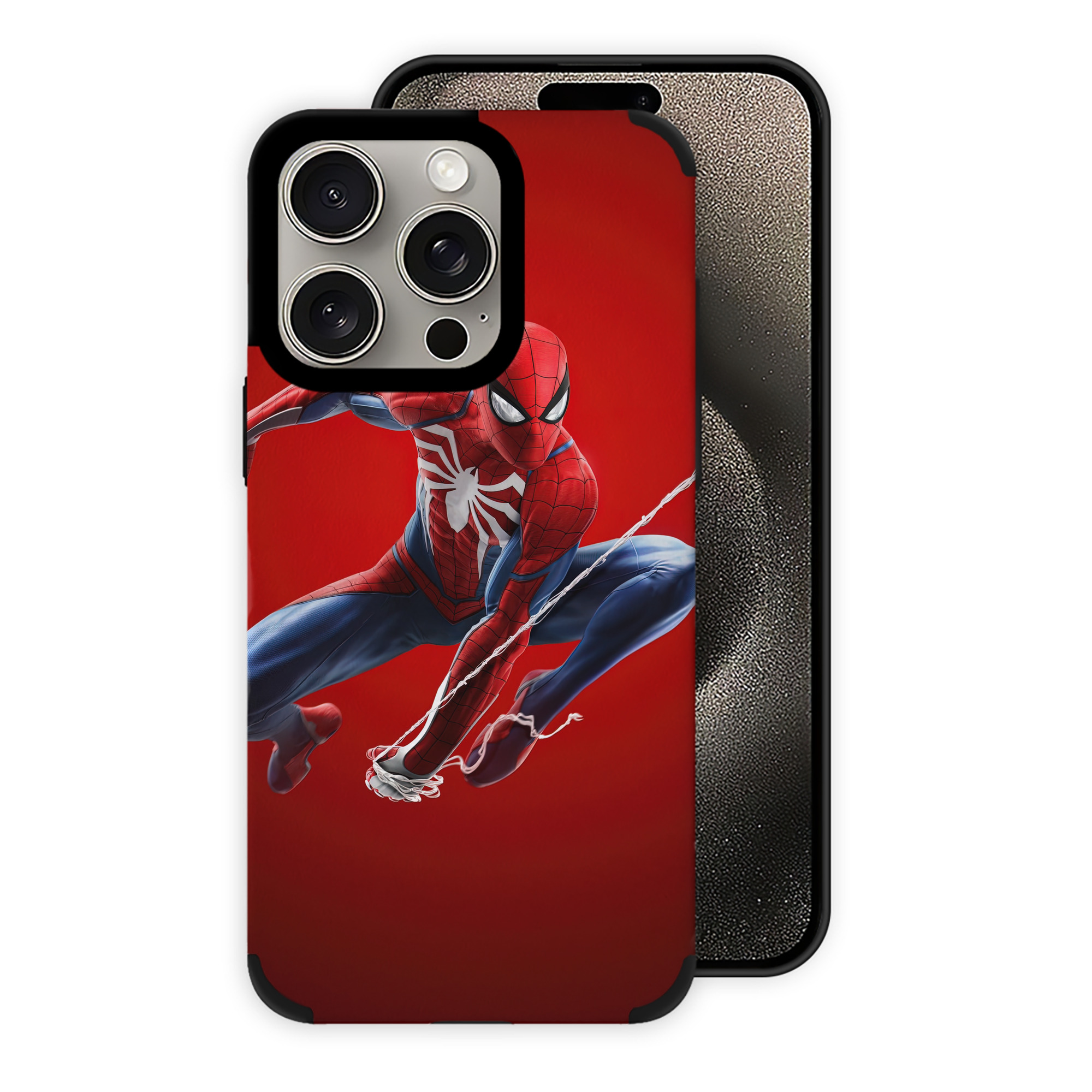 Spider Man スパイダーマン 【iPhone15ProMax対応】 PUレザー スマホケース 耐衝撃＆黄変防止