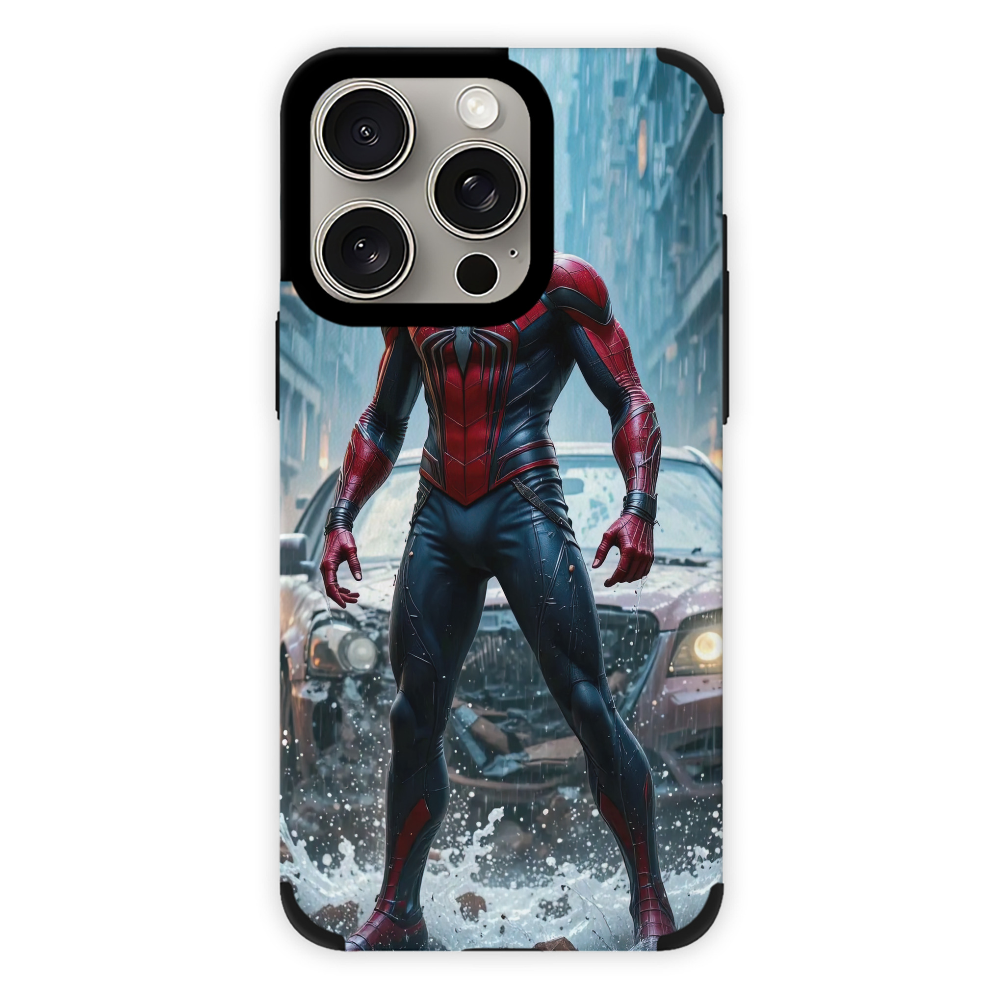 Spider Man スパイダーマン 【iPhone15ProMax対応】 PUレザー スマホケース 耐衝撃＆黄変防止