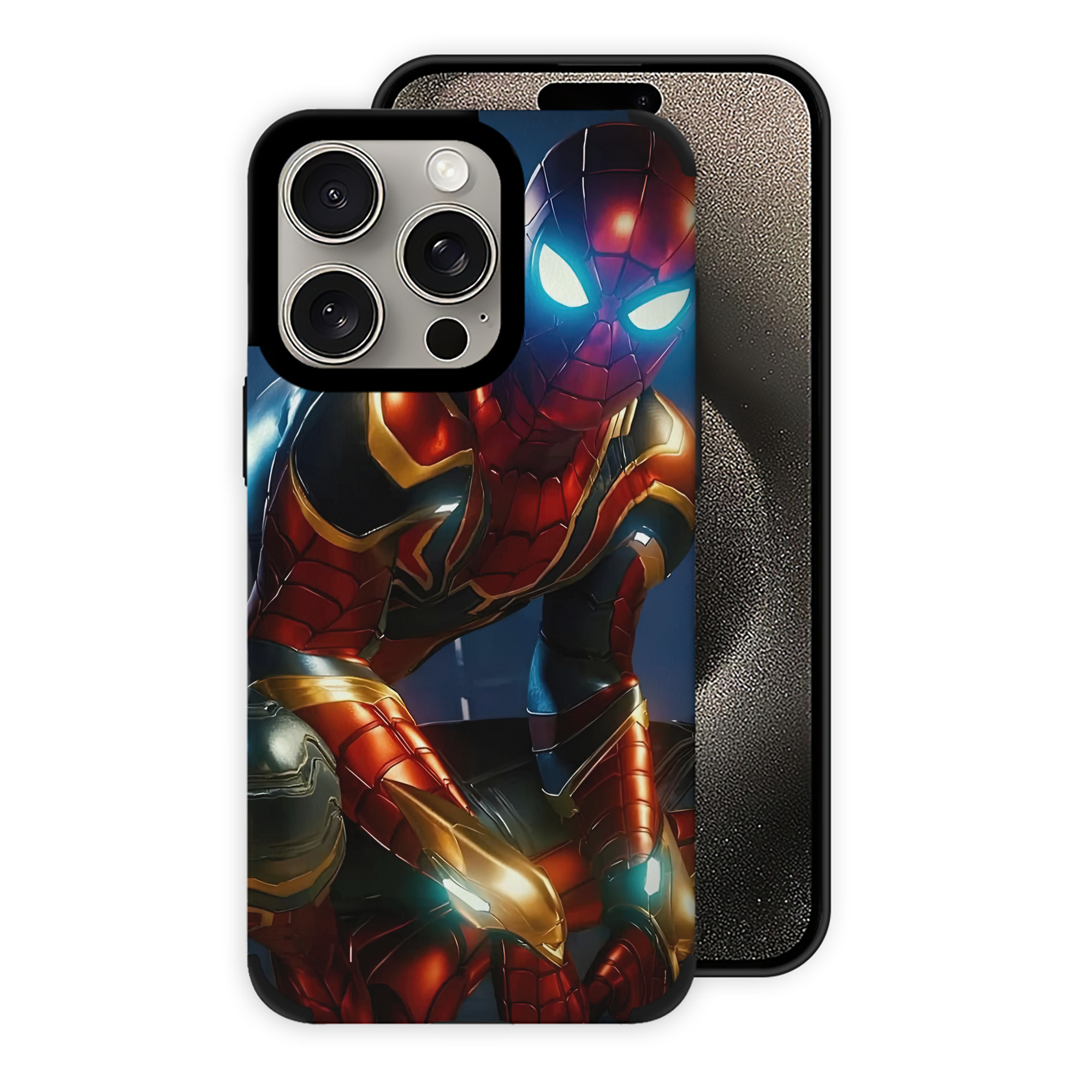 （画像用） Spider Man スパイダーマン 【iPhone15ProMax対応】 PUレザー スマホケース 耐衝撃＆黄変防止