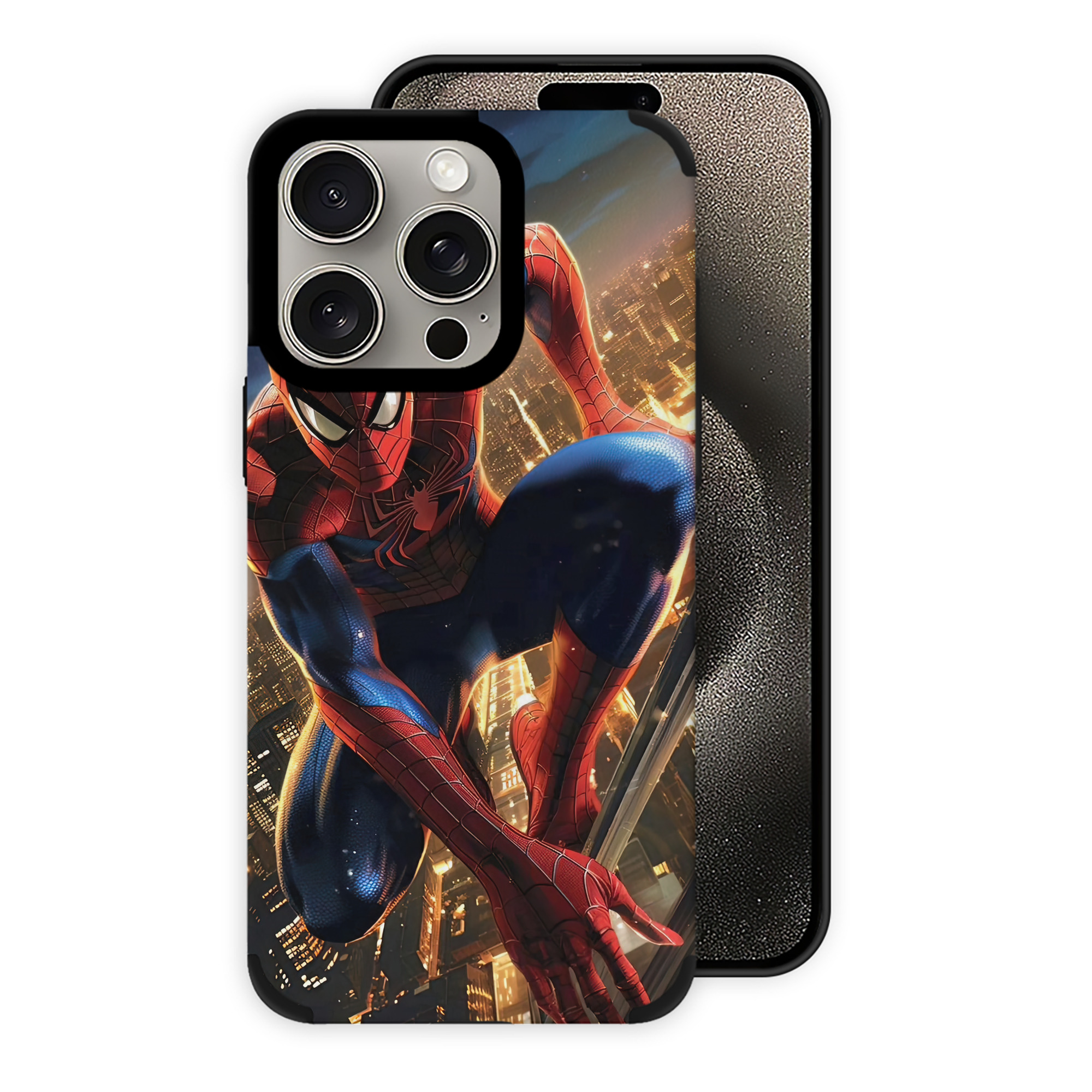 Spider Man スパイダーマン 【iPhone15ProMax対応】 PUレザー スマホケース 耐衝撃＆黄変防止