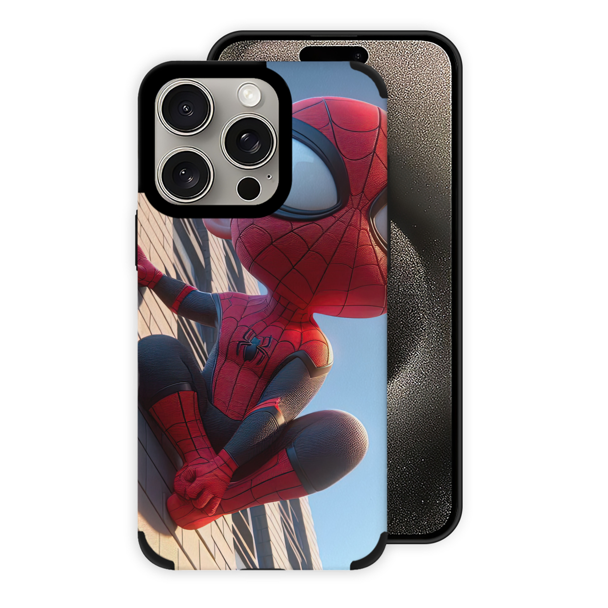 Spider Man スパイダーマン 【iPhone15ProMax対応】 PUレザー スマホケース 耐衝撃＆黄変防止