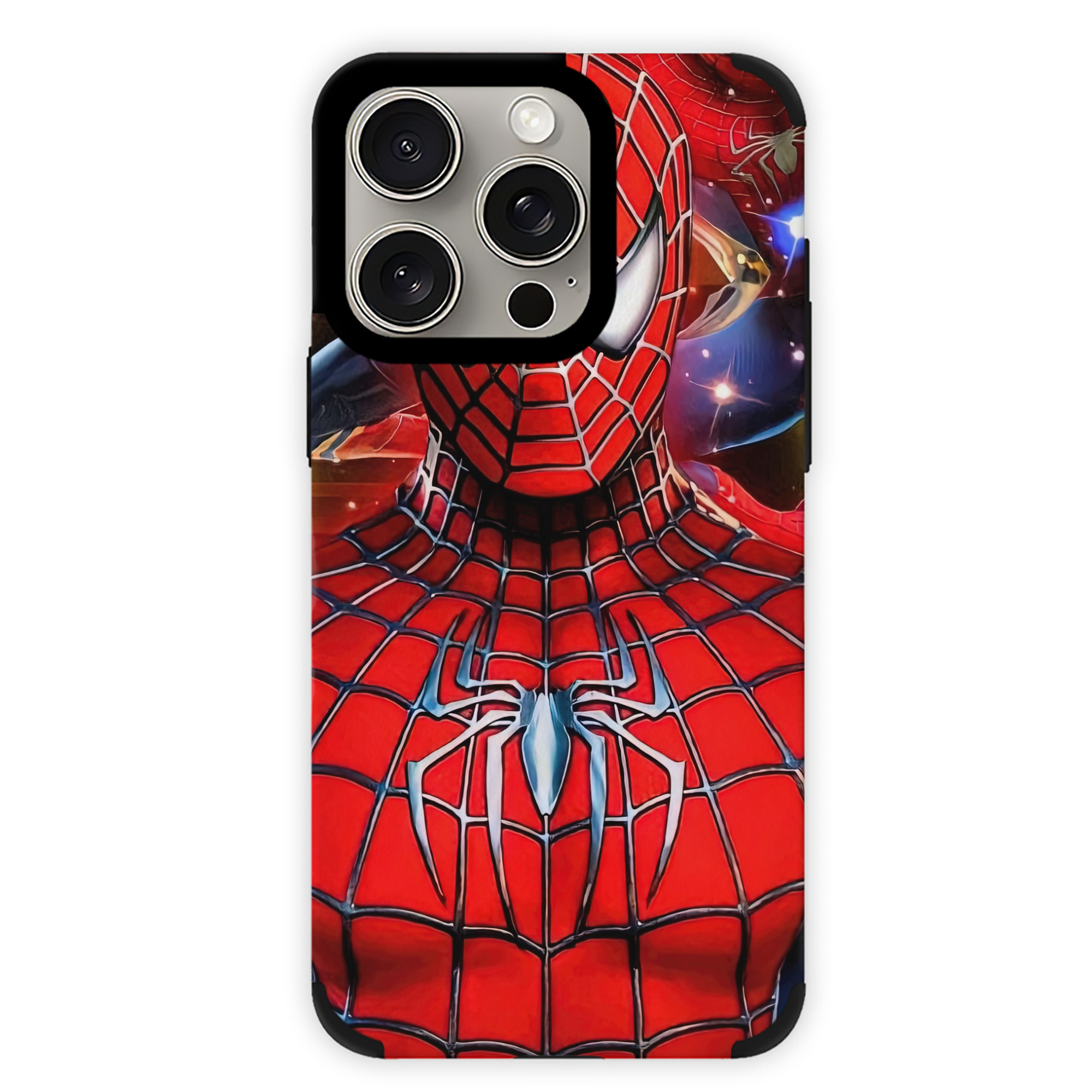（画像用） Spider Man スパイダーマン 【iPhone15ProMax対応】 PUレザー スマホケース 耐衝撃＆黄変防止