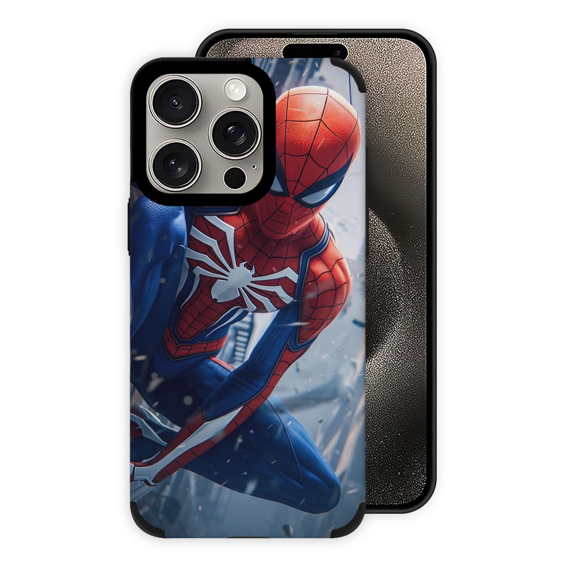 Spider Man スパイダーマン 【iPhone15ProMax対応】 PUレザー スマホケース 耐衝撃＆黄変防止