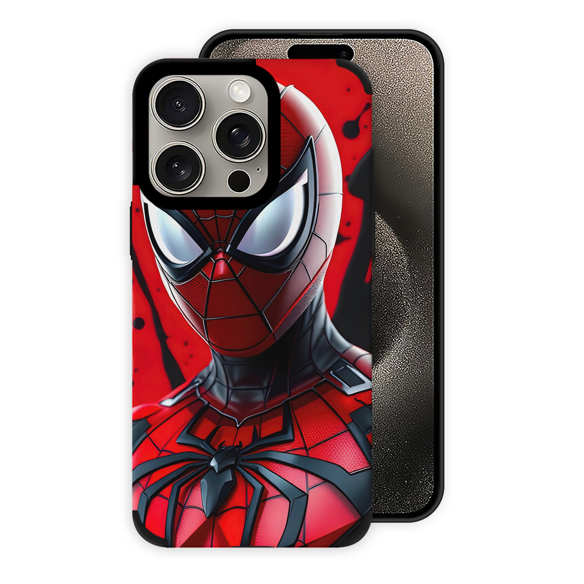 Spider Man スパイダーマン 【iPhone15ProMax対応】 PUレザー スマホケース 耐衝撃＆黄変防止