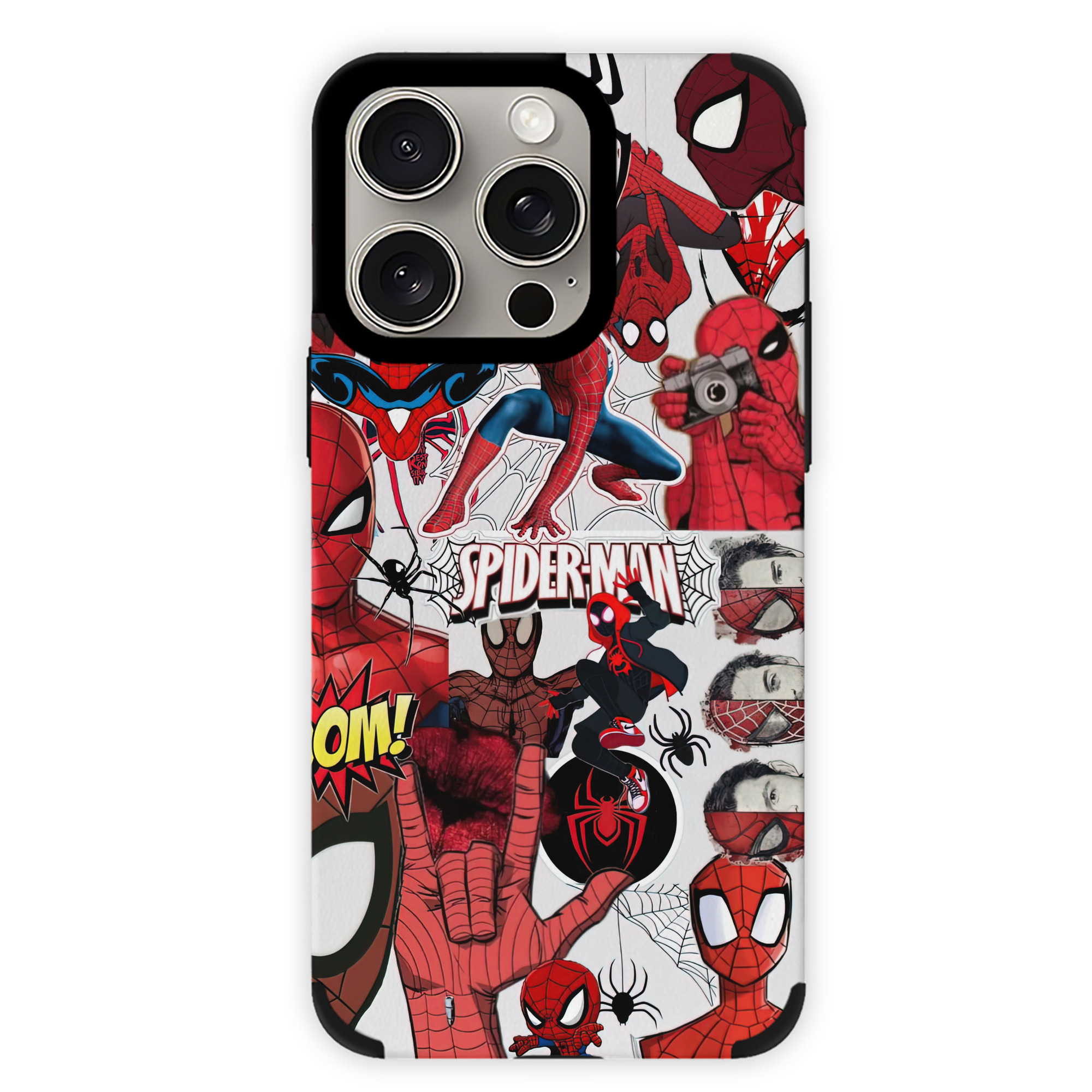 Spider Man スパイダーマン 【iPhone15ProMax対応】 PUレザー スマホケース 耐衝撃＆黄変防止