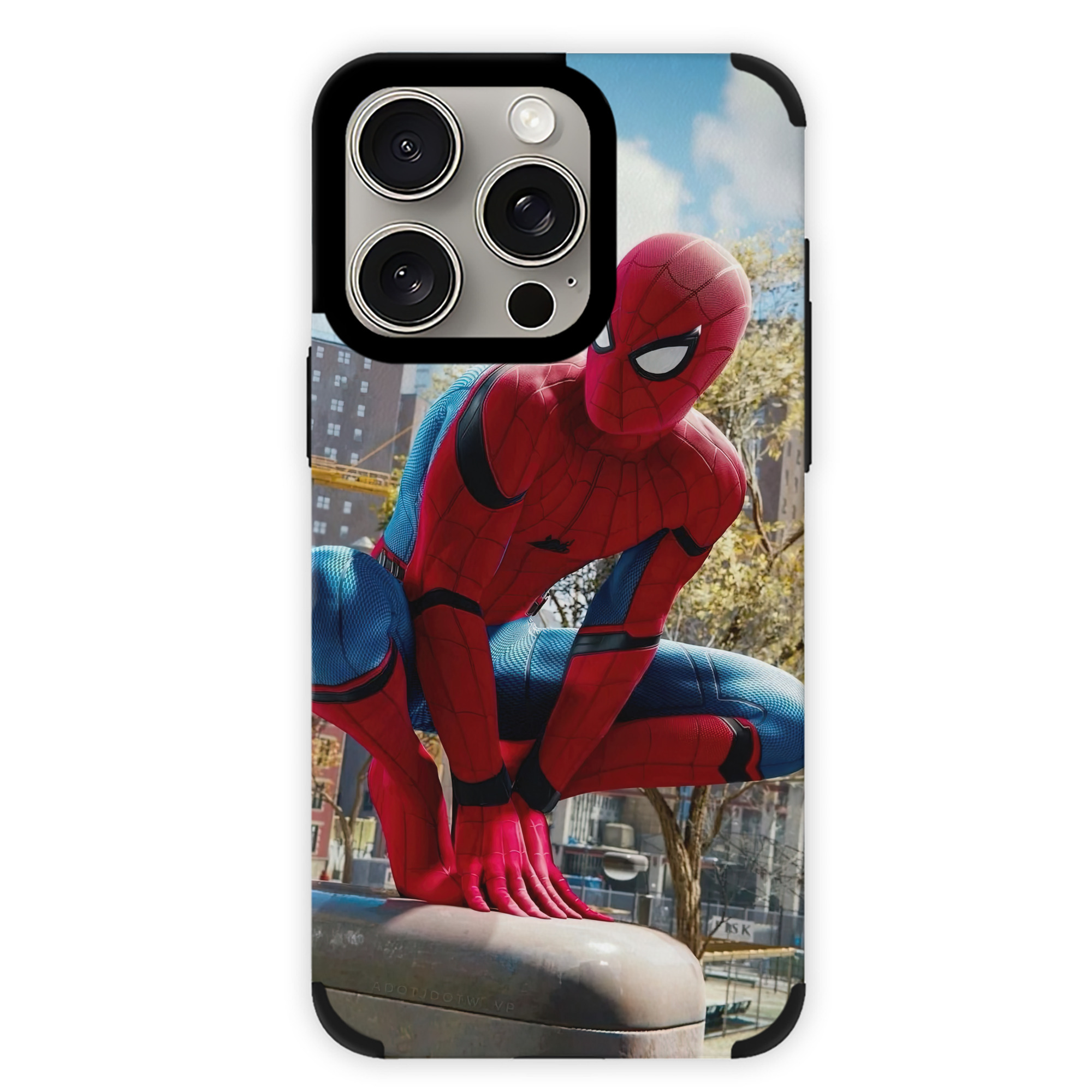 （画像用） Spider Man スパイダーマン 【iPhone15ProMax対応】 PUレザー スマホケース 耐衝撃＆黄変防止