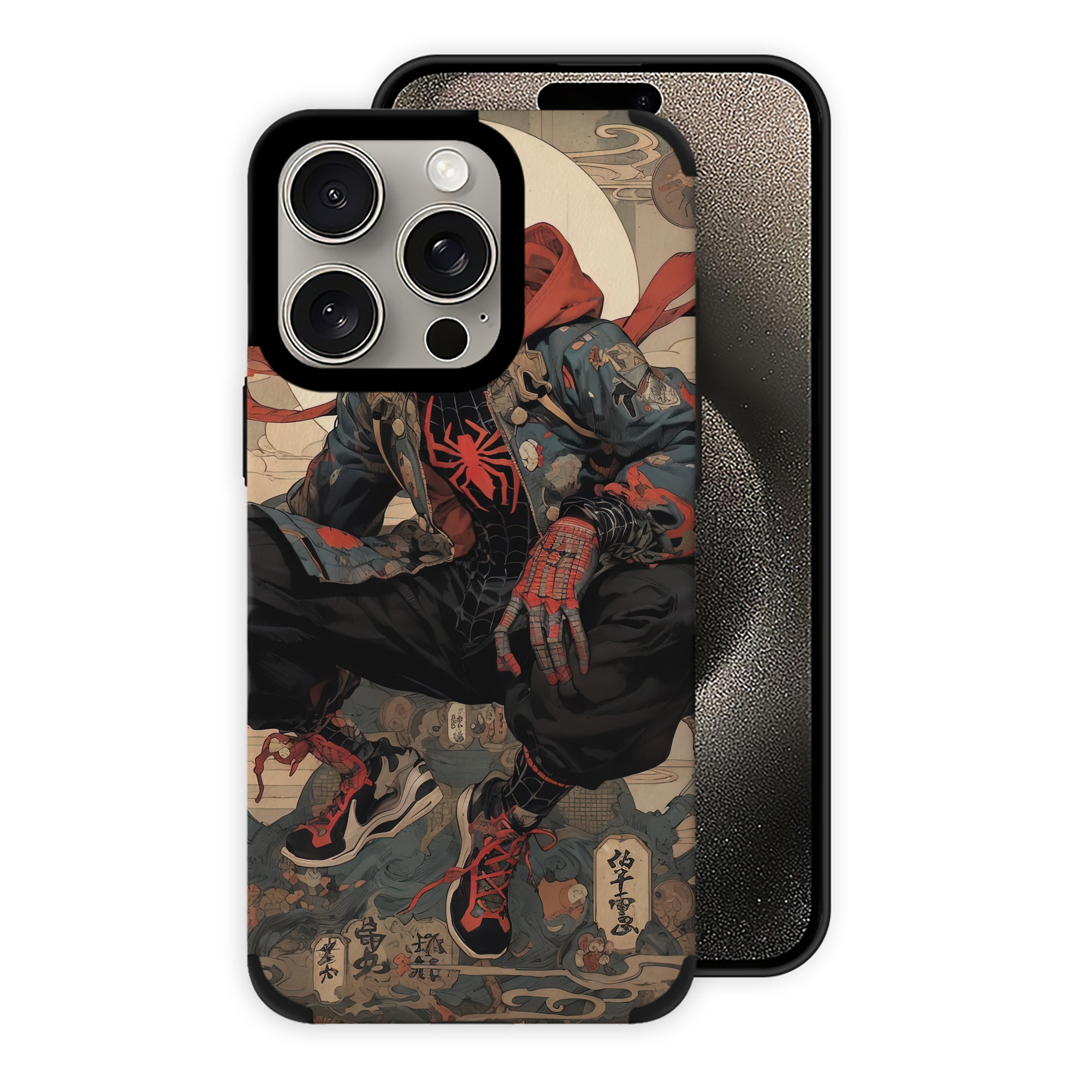 Spider Man スパイダーマン 【iPhone15ProMax対応】 PUレザー スマホケース 耐衝撃＆黄変防止