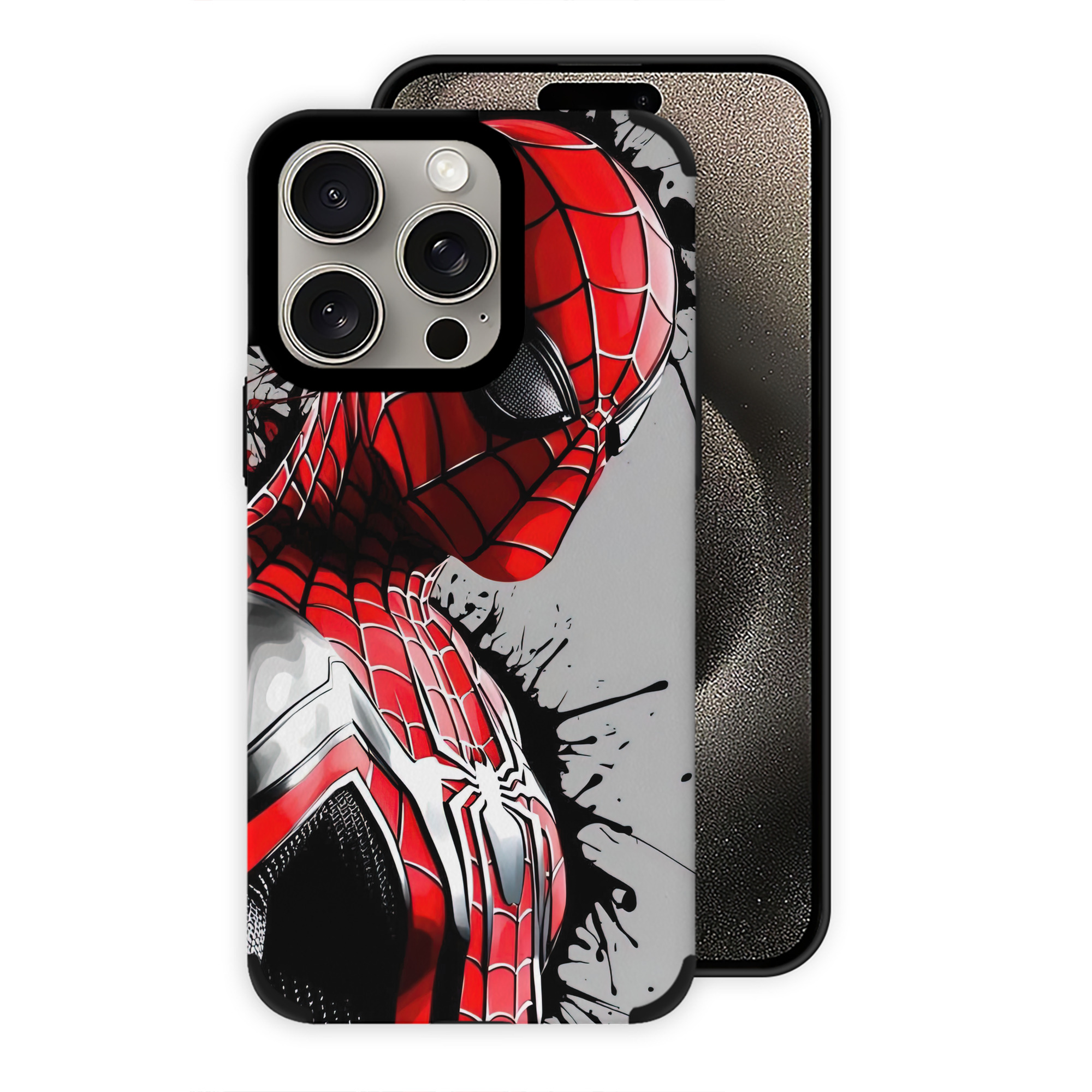 Spider Man スパイダーマン 【iPhone15ProMax対応】 PUレザー スマホケース 耐衝撃＆黄変防止