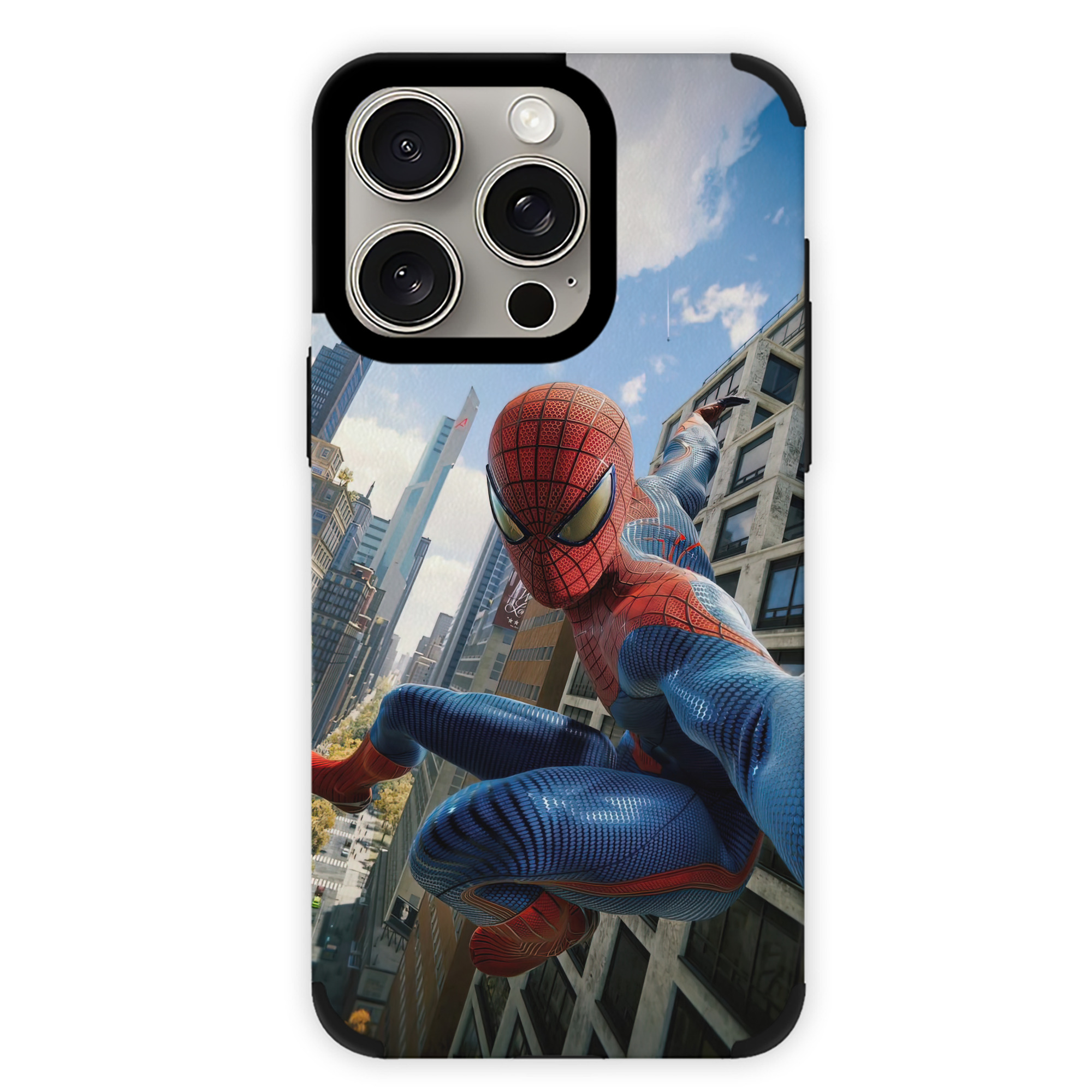 Spider Man スパイダーマン 【iPhone15ProMax対応】 PUレザー スマホケース 耐衝撃＆黄変防止