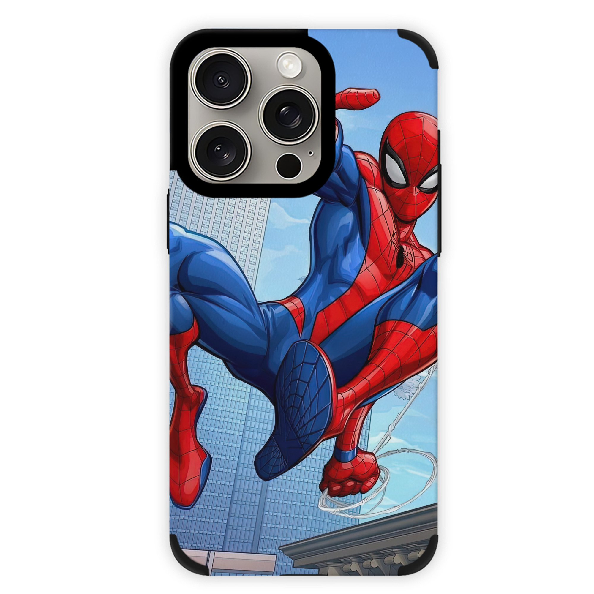Spider Man スパイダーマン 【iPhone15ProMax対応】 PUレザー スマホケース 耐衝撃＆黄変防止