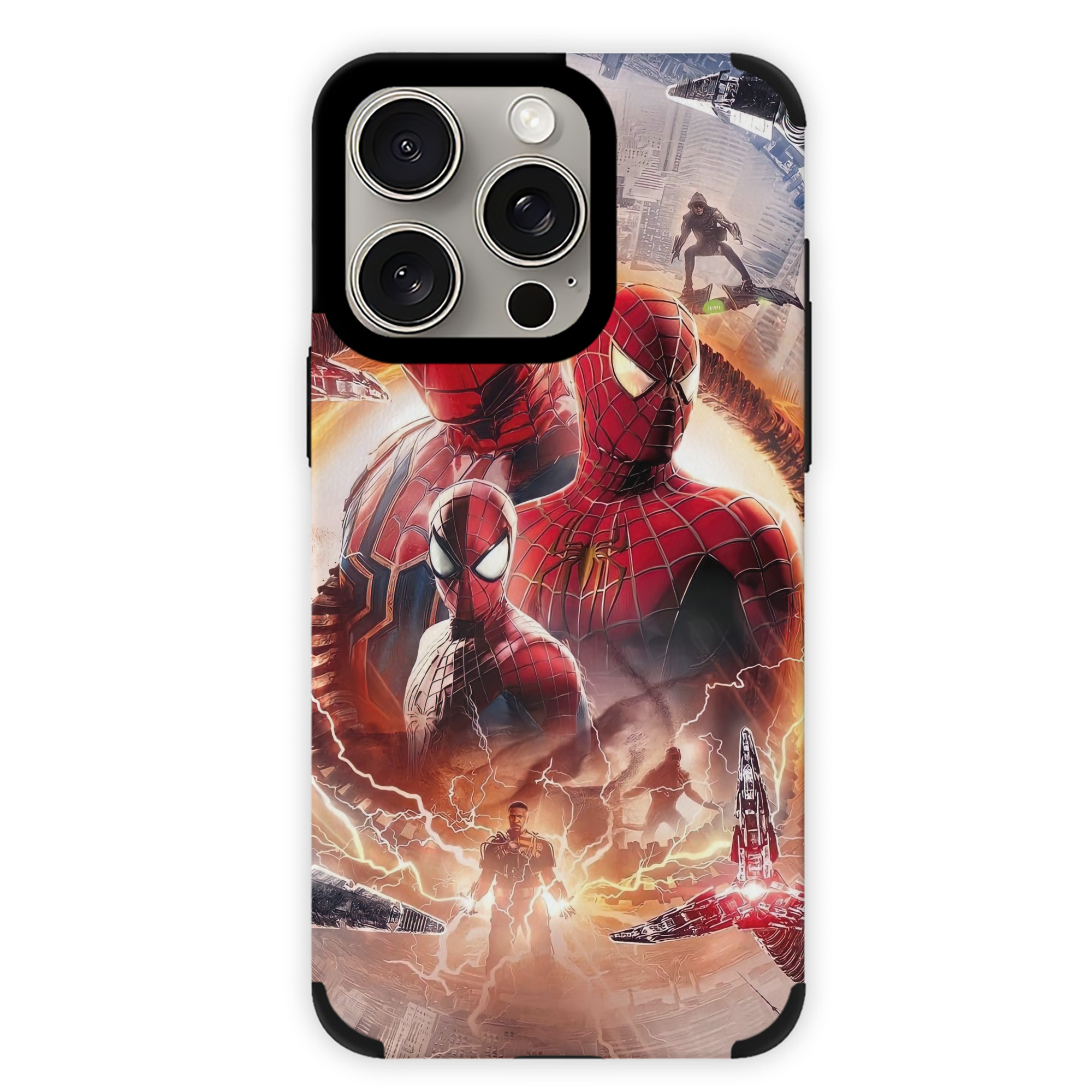 Spider Man スパイダーマン 【iPhone15ProMax対応】 PUレザー スマホケース 耐衝撃＆黄変防止