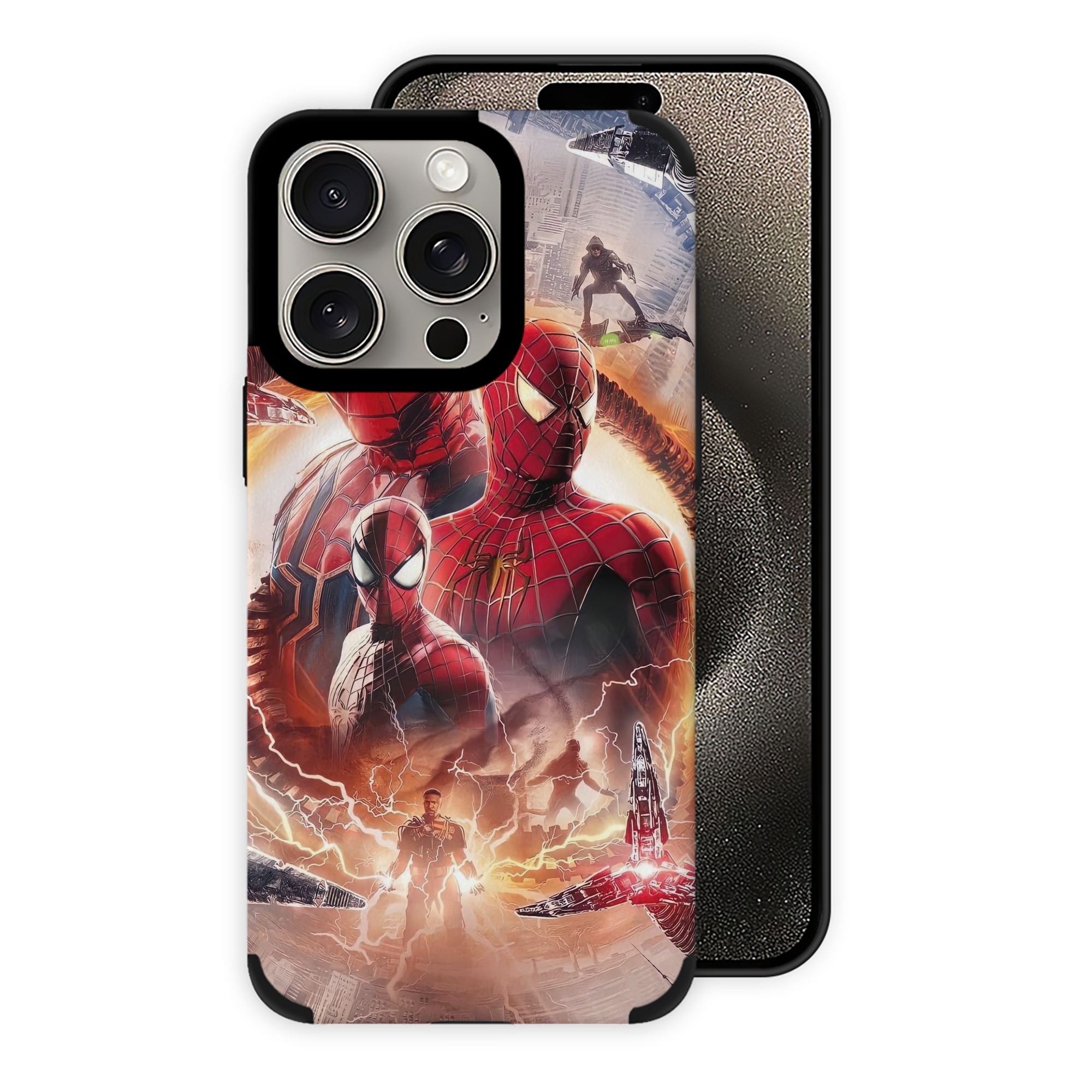 Spider Man スパイダーマン 【iPhone15ProMax対応】 PUレザー スマホケース 耐衝撃＆黄変防止