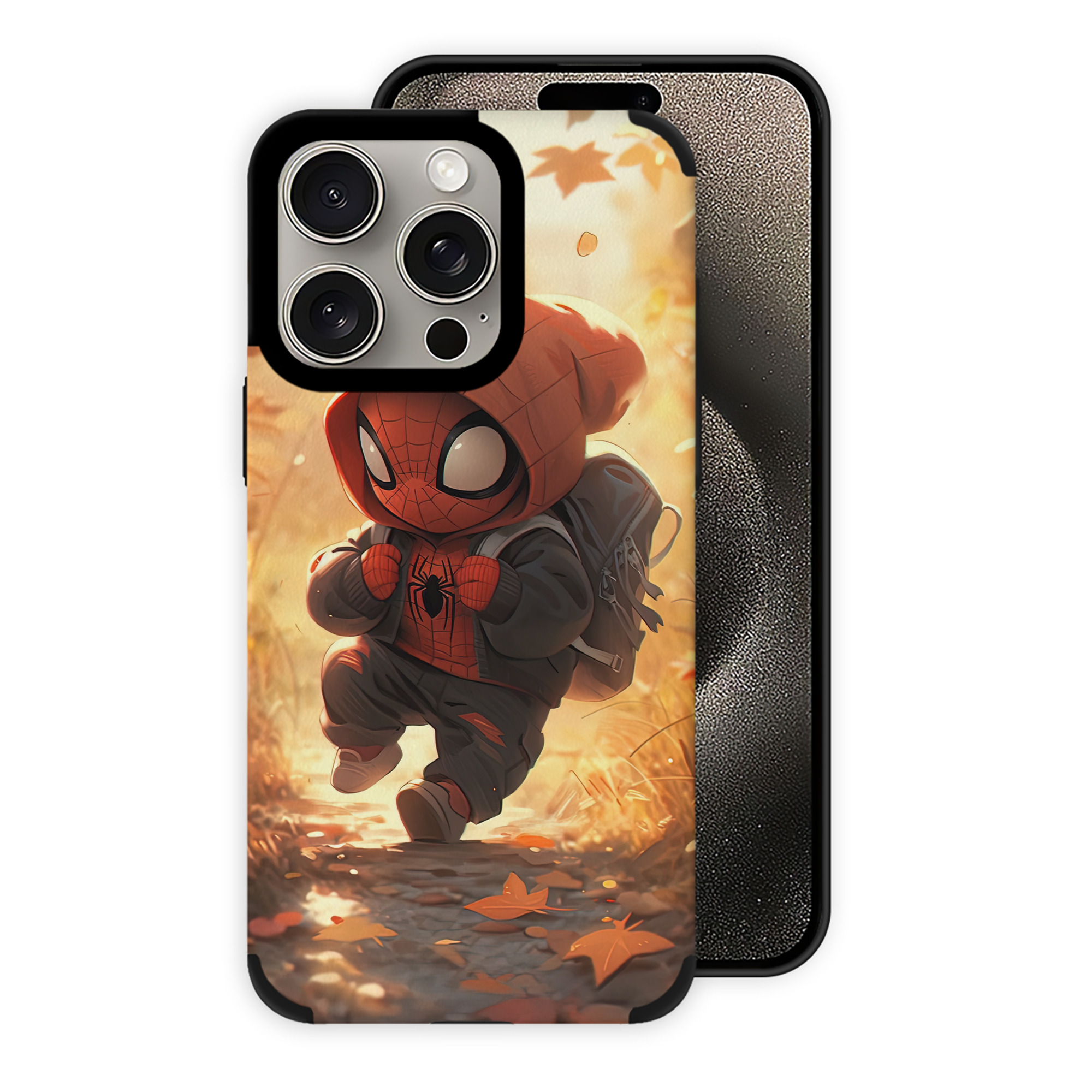 Spider Man スパイダーマン 【iPhone15ProMax対応】 PUレザー スマホケース 耐衝撃＆黄変防止