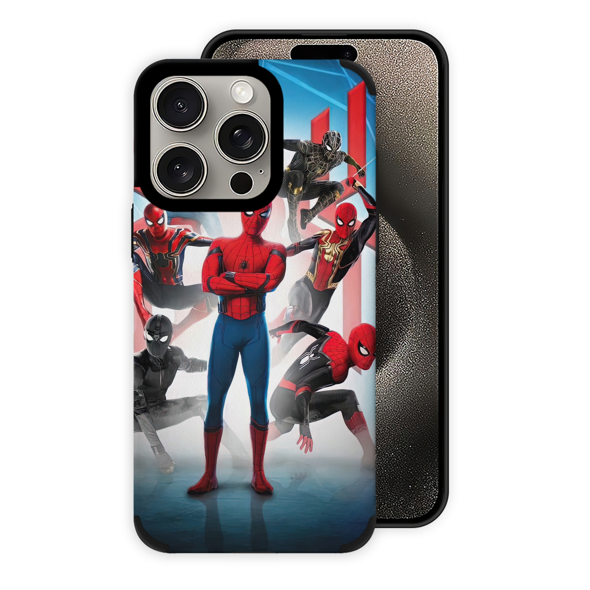 Spider Man スパイダーマン 【iPhone15ProMax対応】 PUレザー スマホケース 耐衝撃＆黄変防止