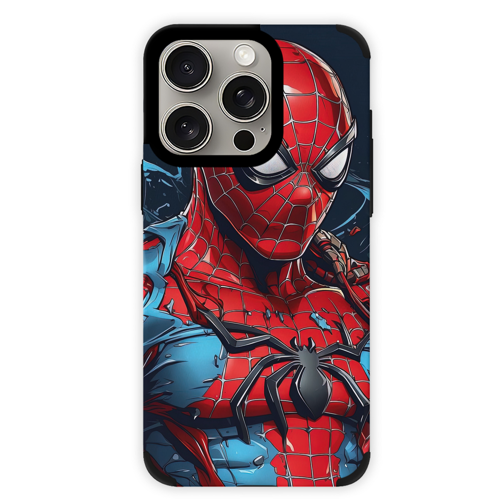 （画像用） Spider Man スパイダーマン 【iPhone15ProMax対応】 PUレザー スマホケース 耐衝撃＆黄変防止