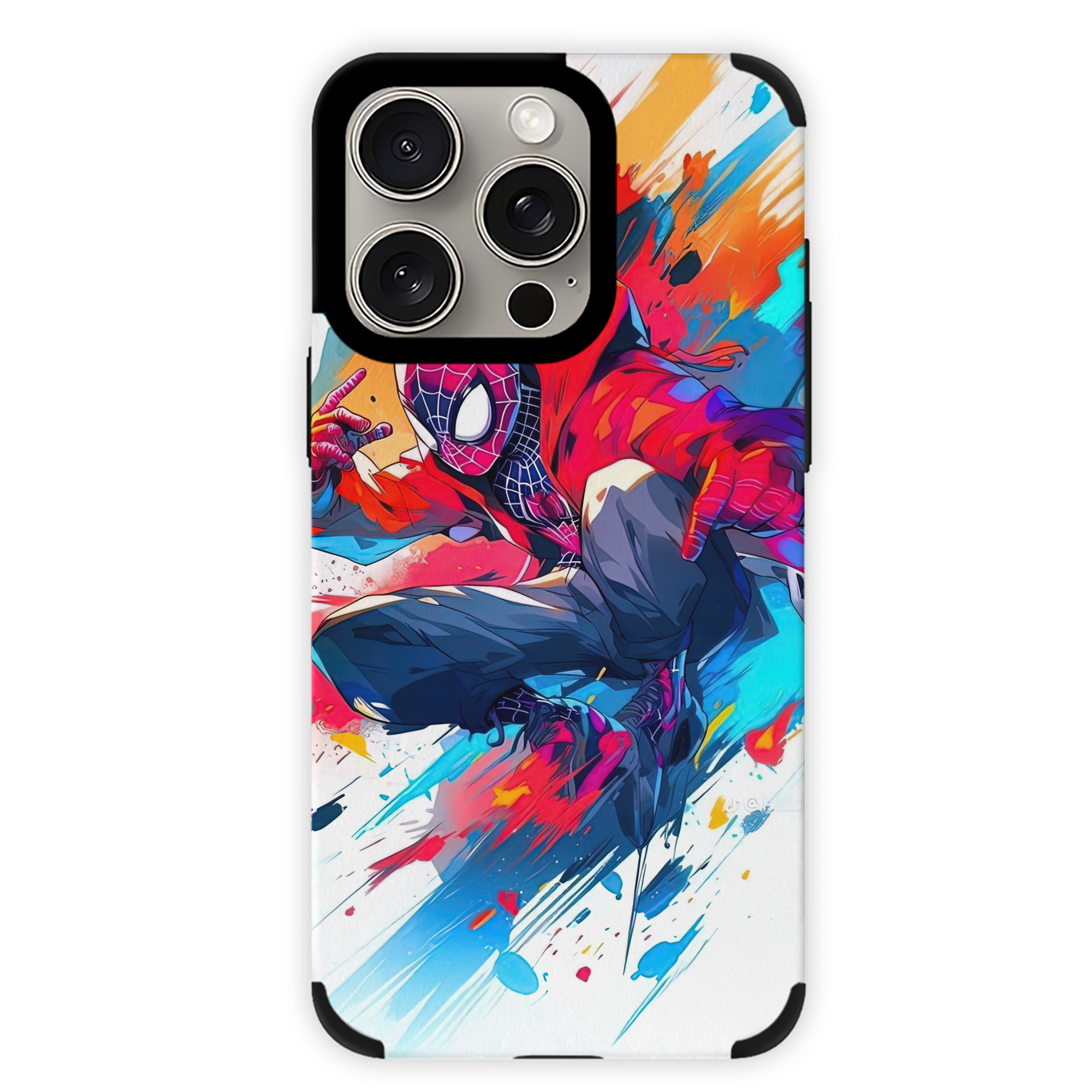 Spider Man スパイダーマン 【iPhone15ProMax対応】 PUレザー スマホケース 耐衝撃＆黄変防止