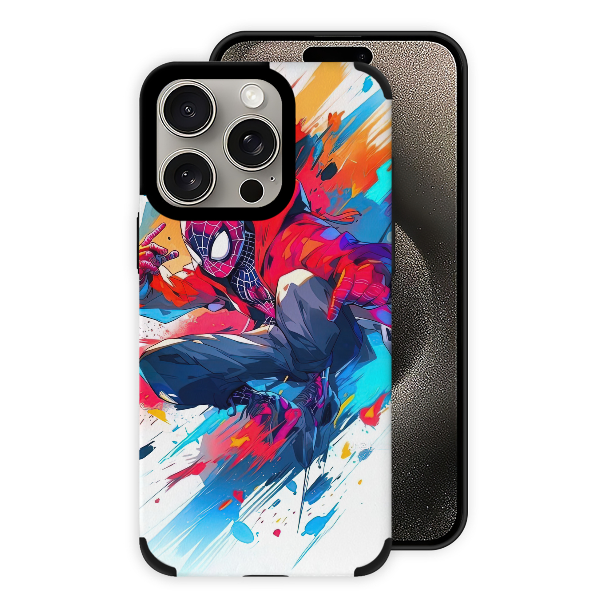 Spider Man スパイダーマン 【iPhone15ProMax対応】 PUレザー スマホケース 耐衝撃＆黄変防止