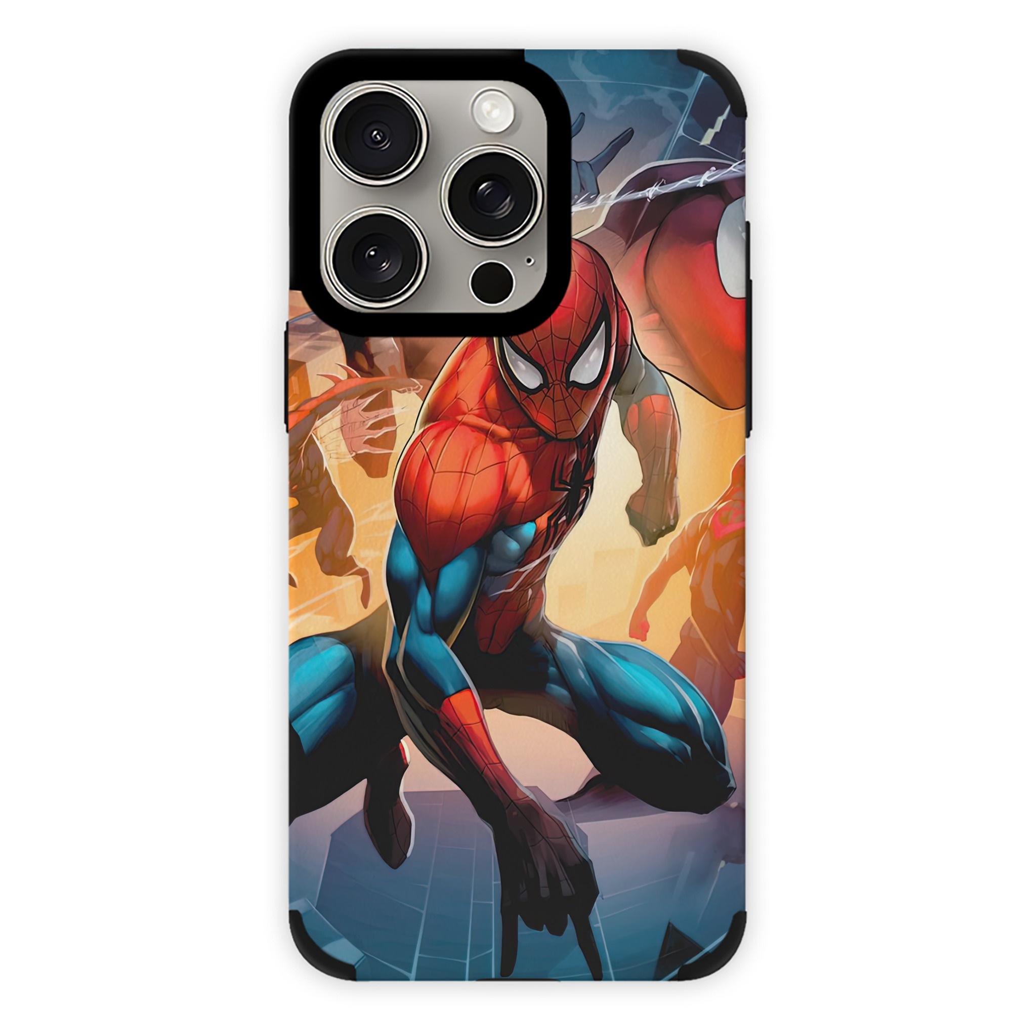 Spider Man スパイダーマン 【iPhone15ProMax対応】 PUレザー スマホケース 耐衝撃＆黄変防止