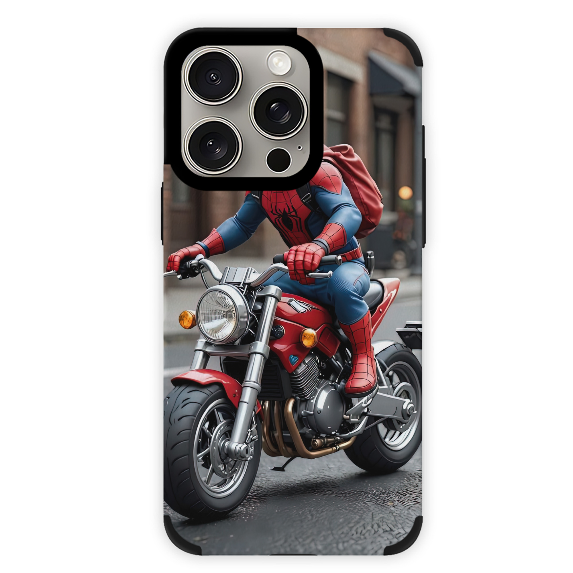 Spider Man スパイダーマン 【iPhone15ProMax対応】 PUレザー スマホケース 耐衝撃＆黄変防止